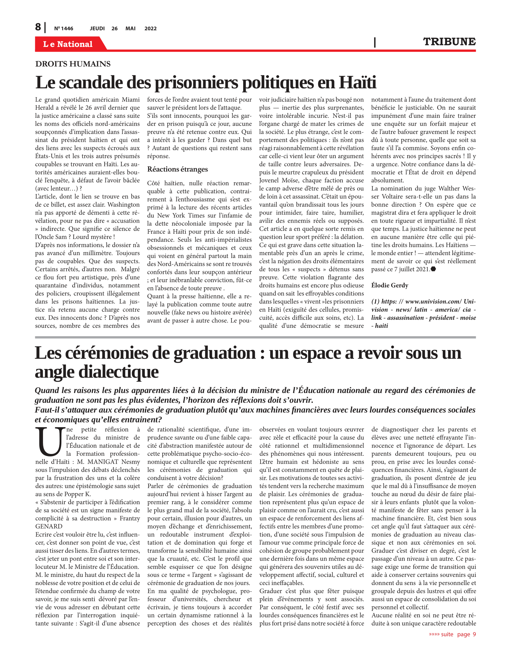 Page 8 de l'édition 1452