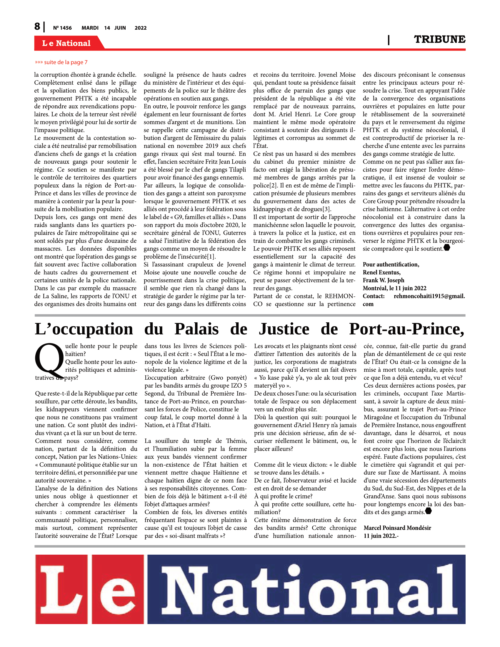 Page 8 de l'édition 1456