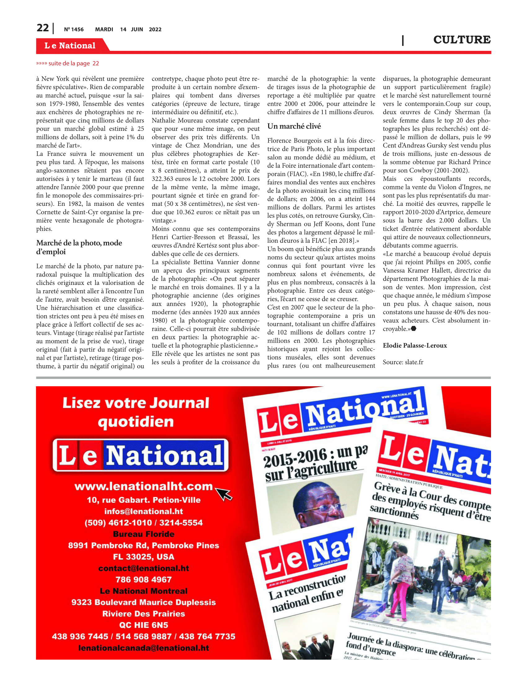 Page 22 de l'édition 1456