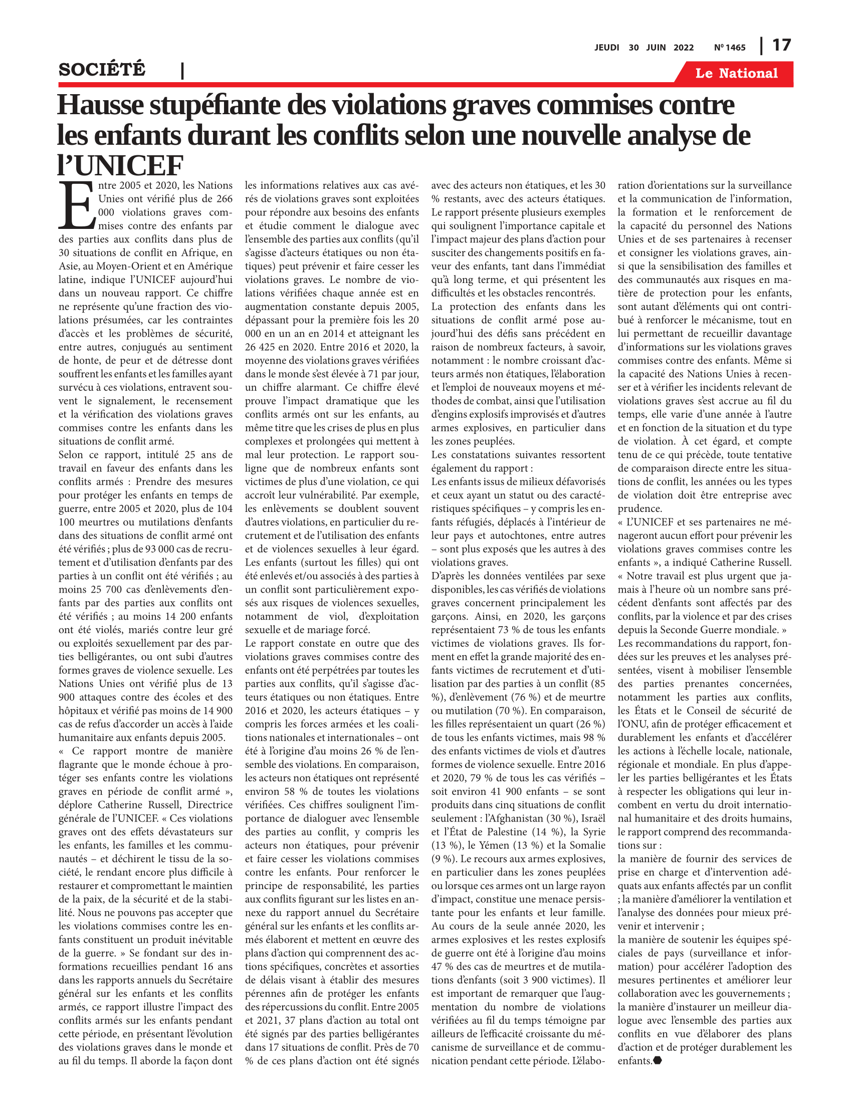 Page 17 de l'édition 1465