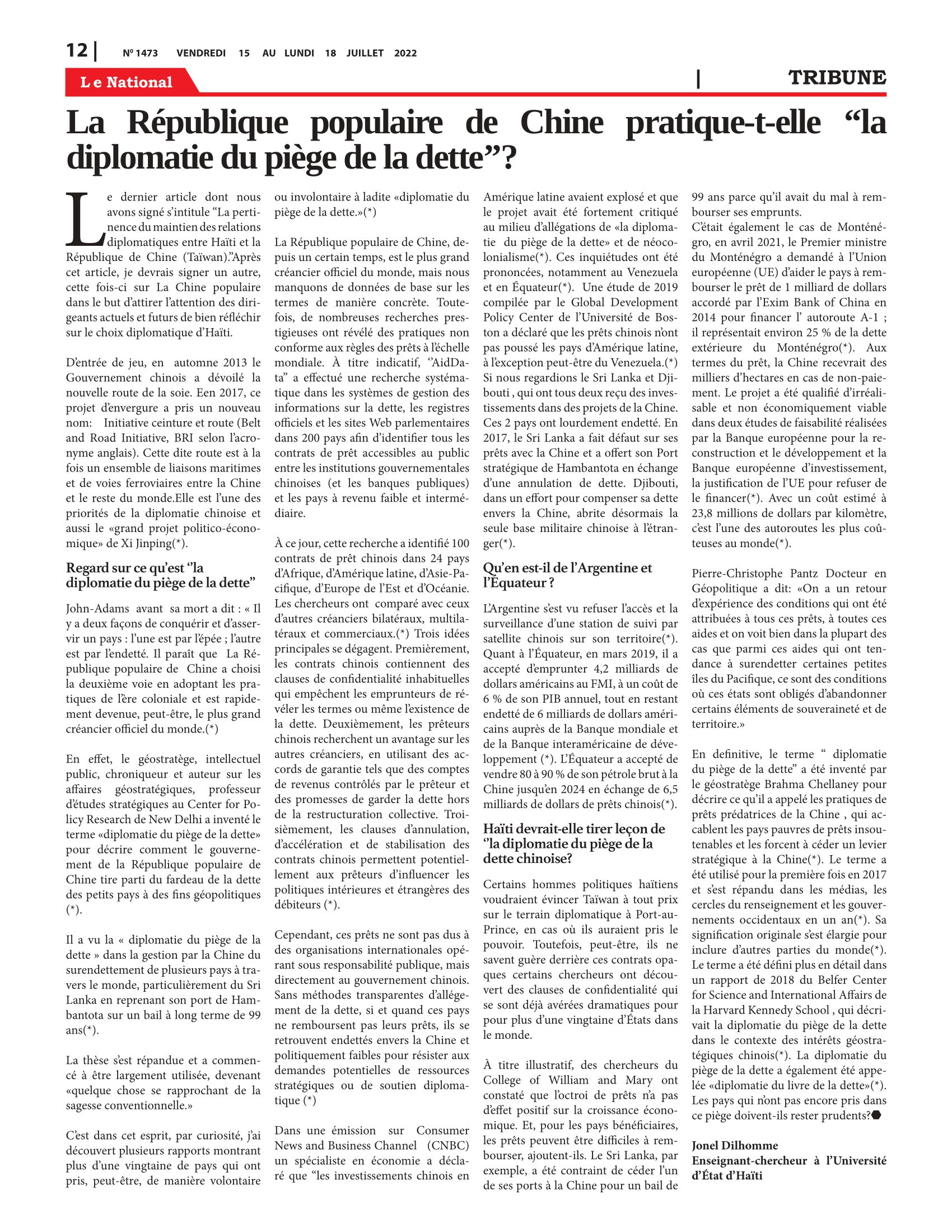 Page 12 de l'édition 1473