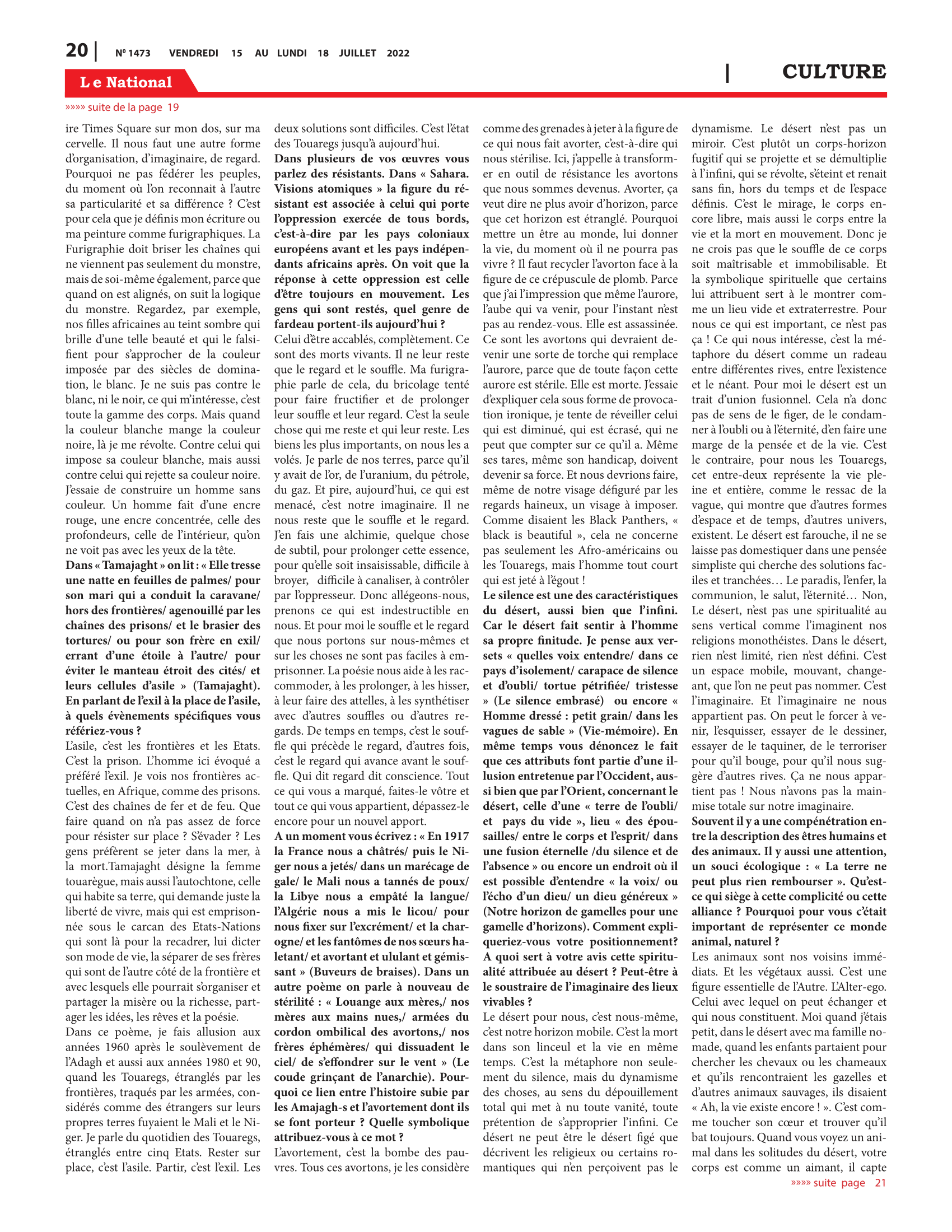 Page 20 de l'édition 1473