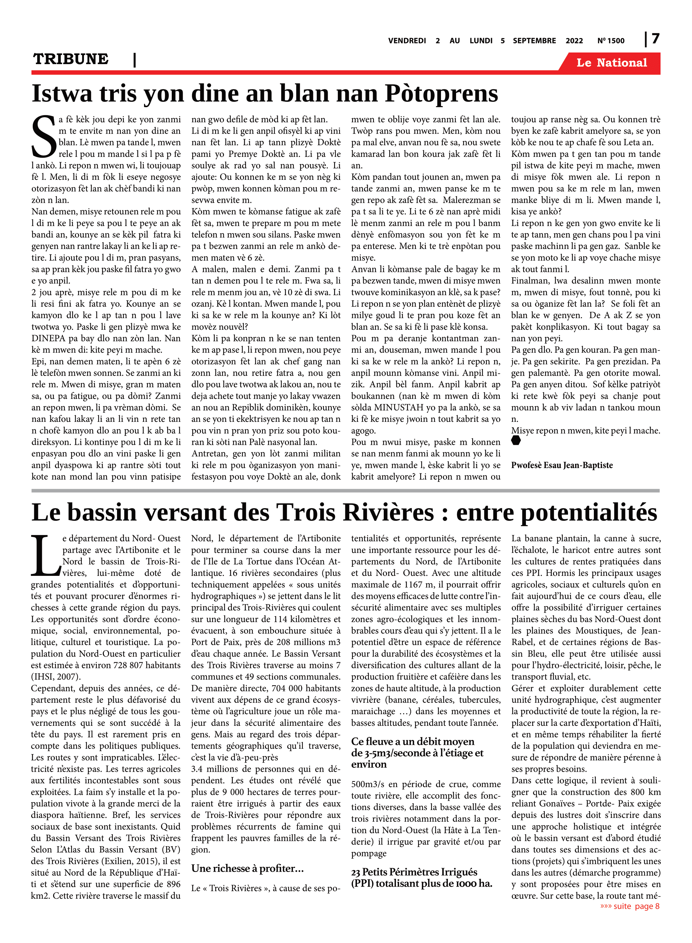 Page 7 de l'édition 1500