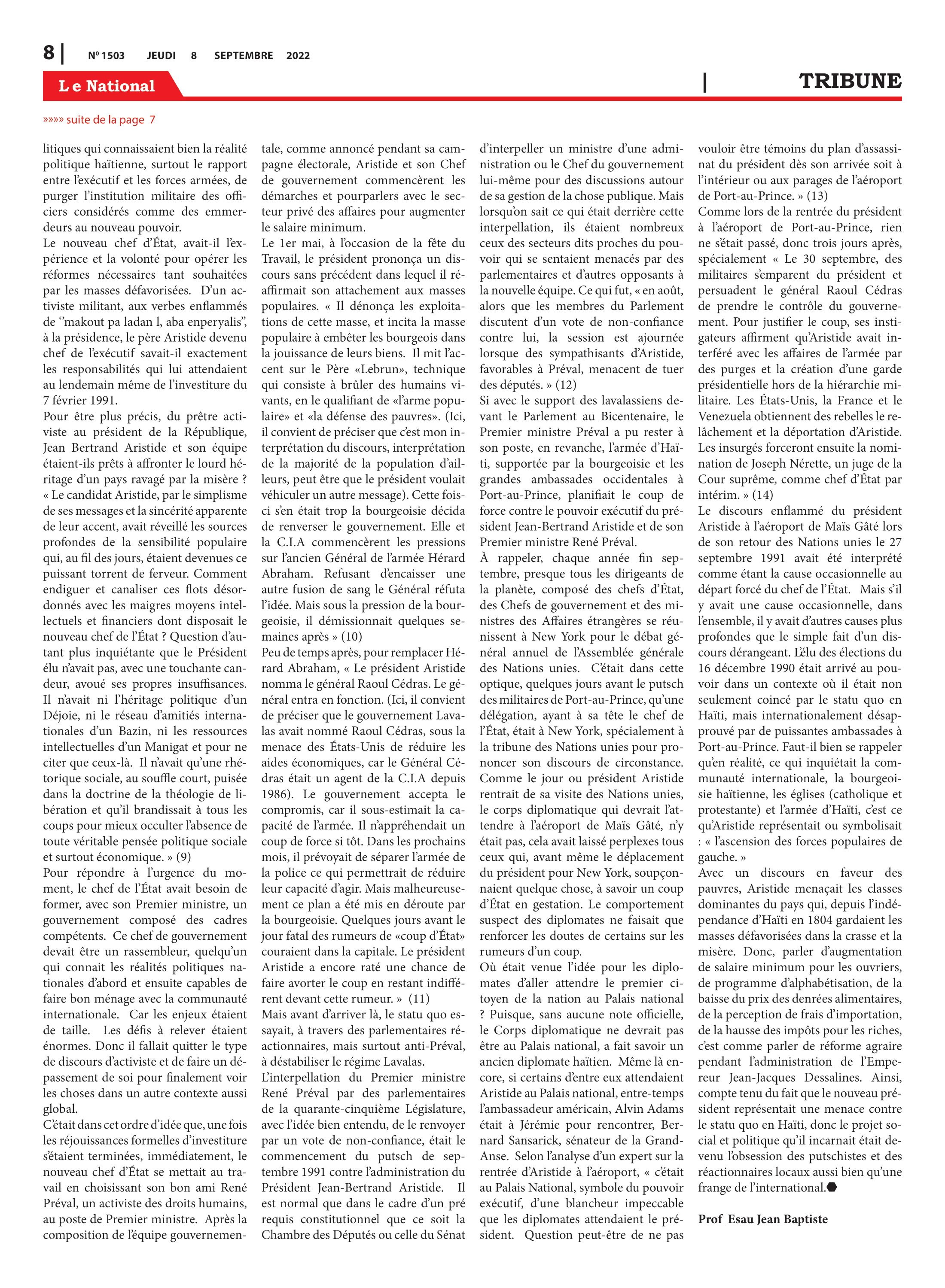 Page 8 de l'édition 1503