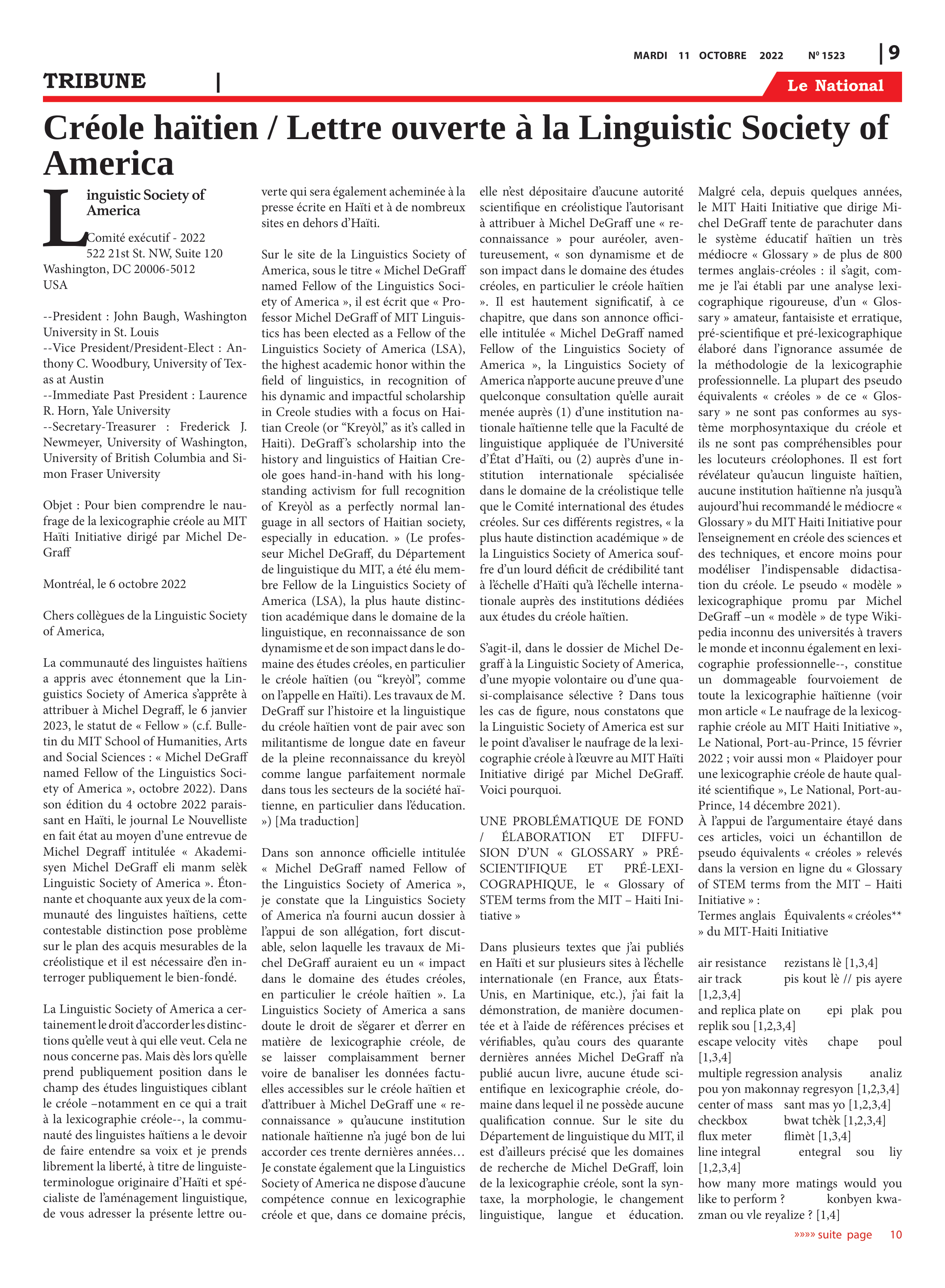 Page 9 de l'édition 1523