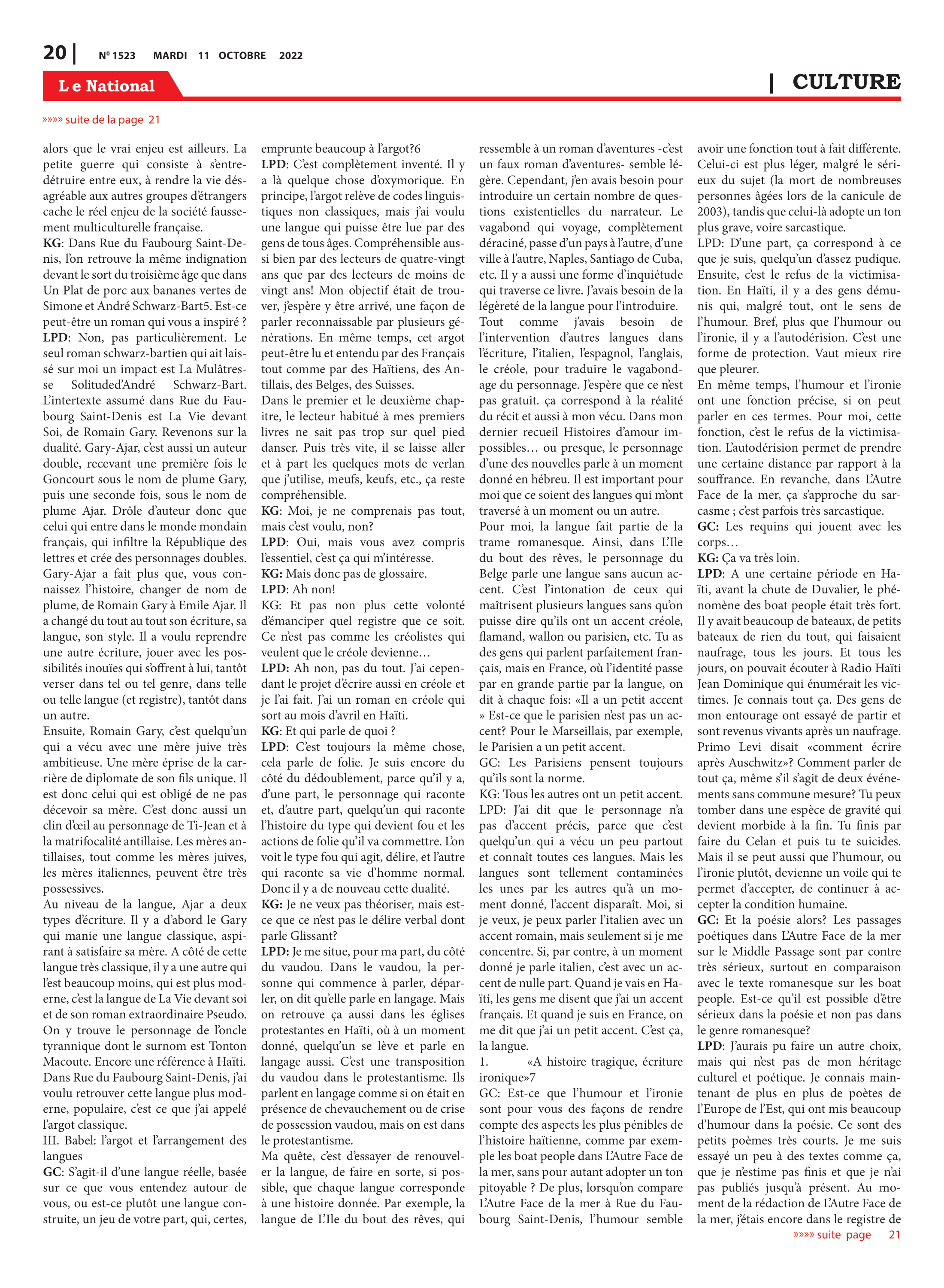 Page 20 de l'édition 1523