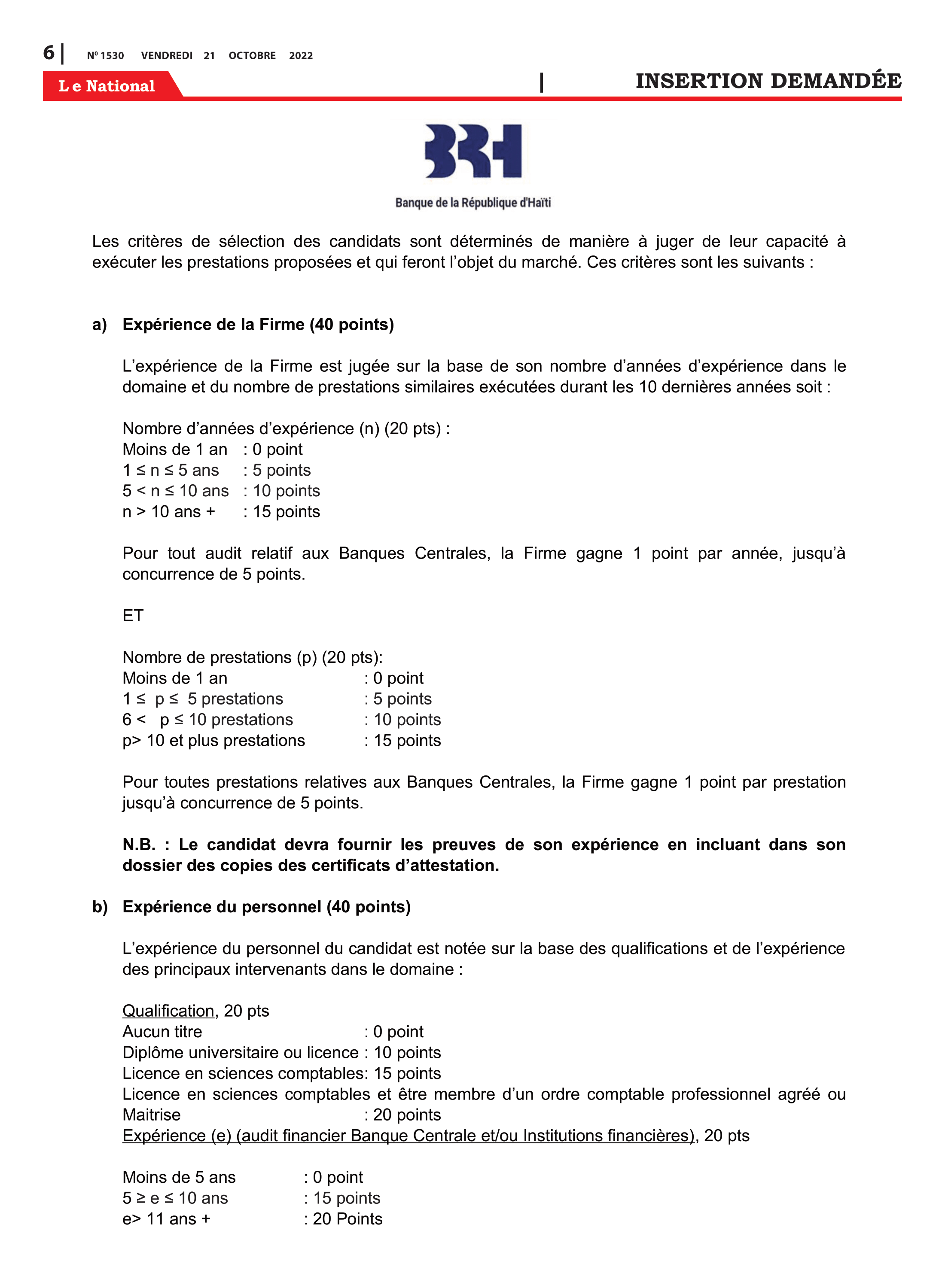 Page 6 de l'édition 1530