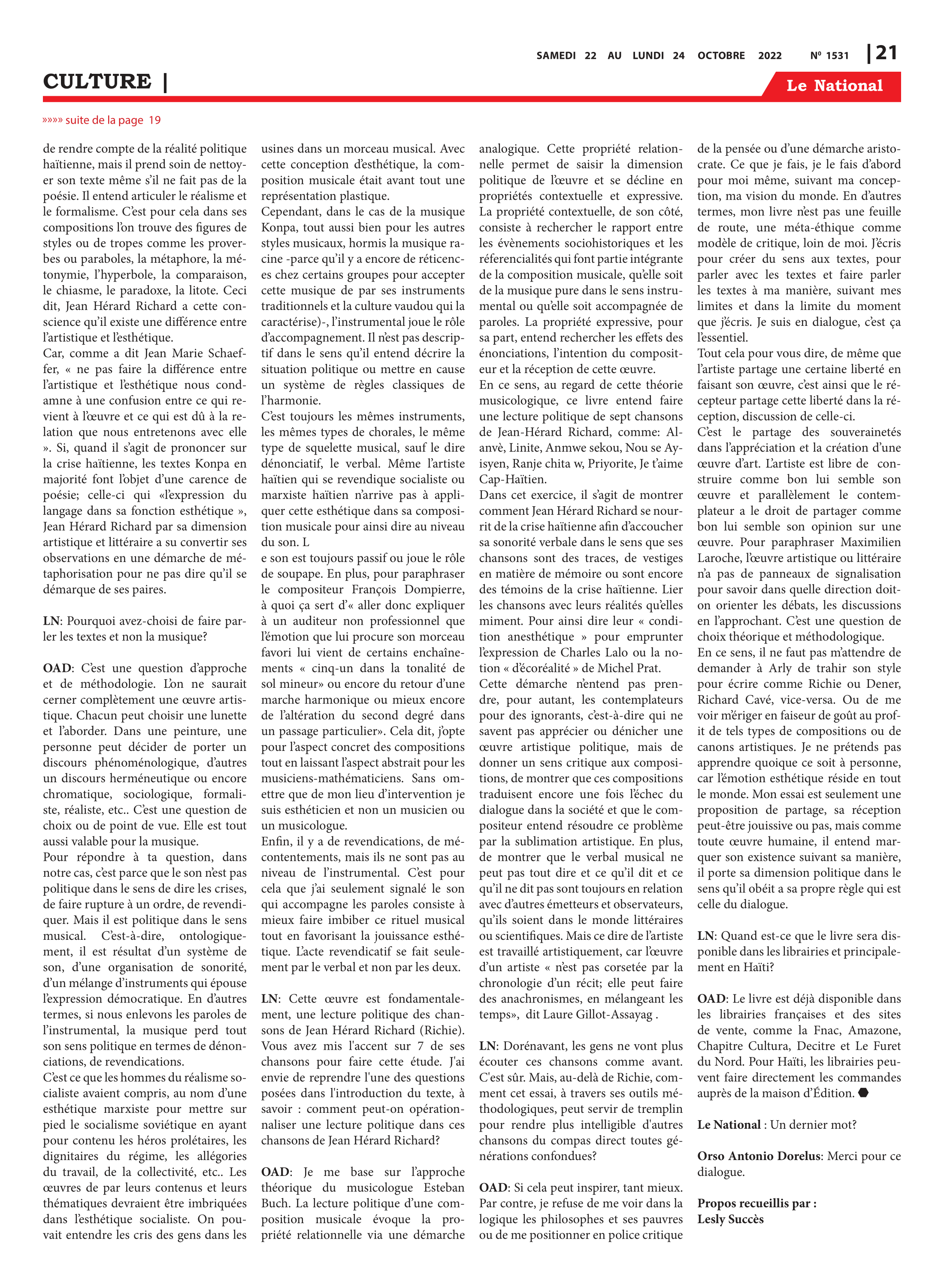 Page 21 de l'édition 1531