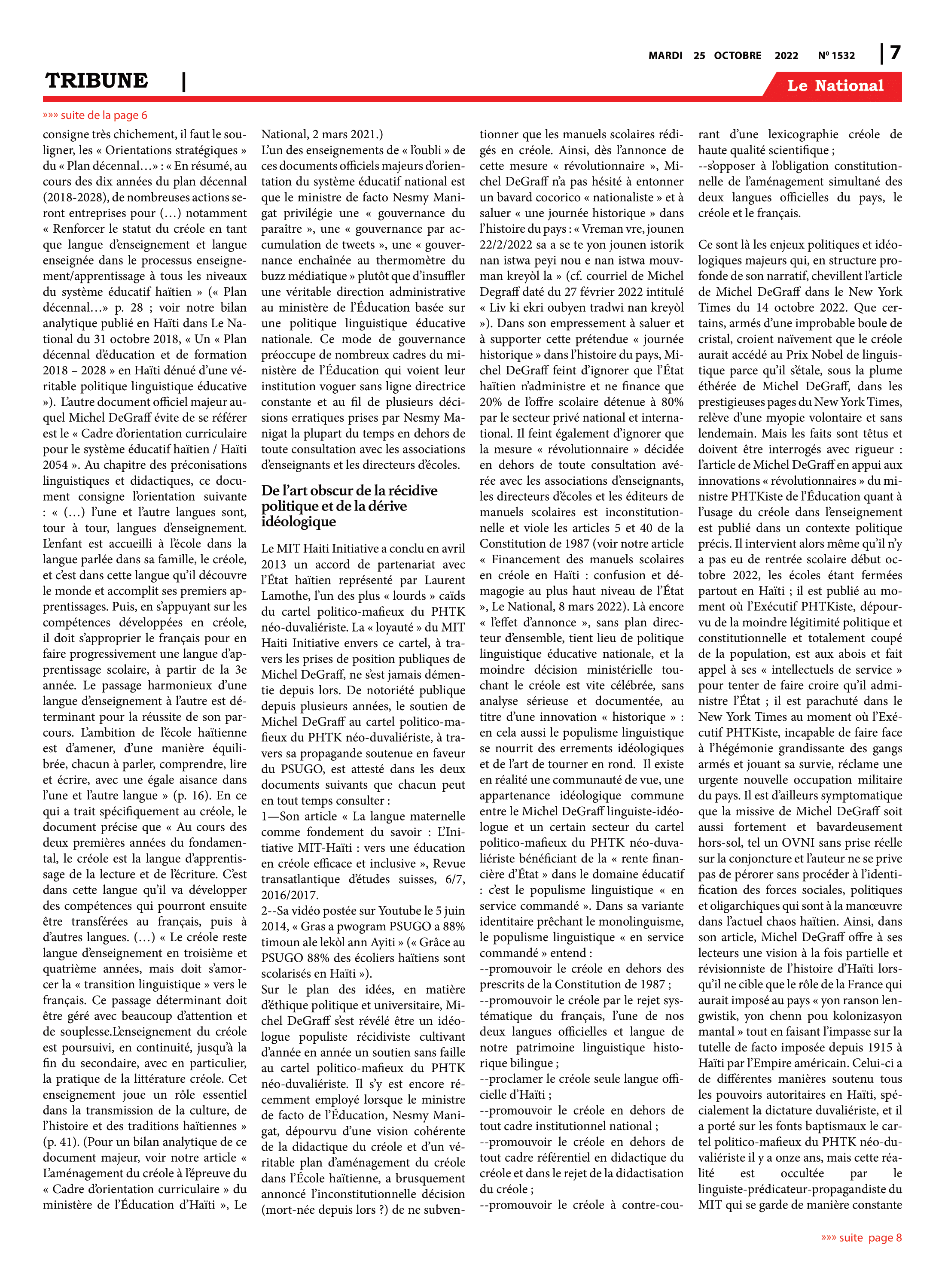 Page 7 de l'édition 1532