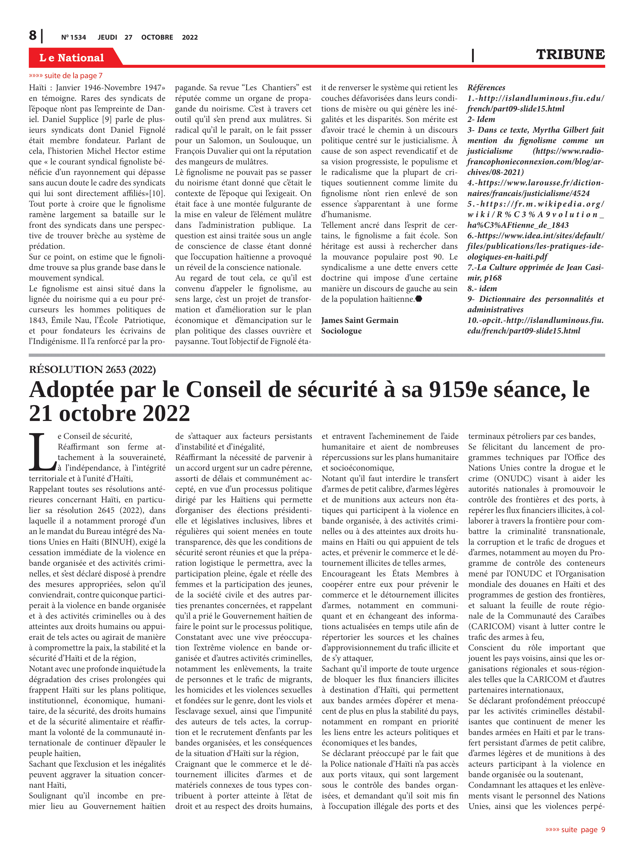 Page 8 de l'édition 1534
