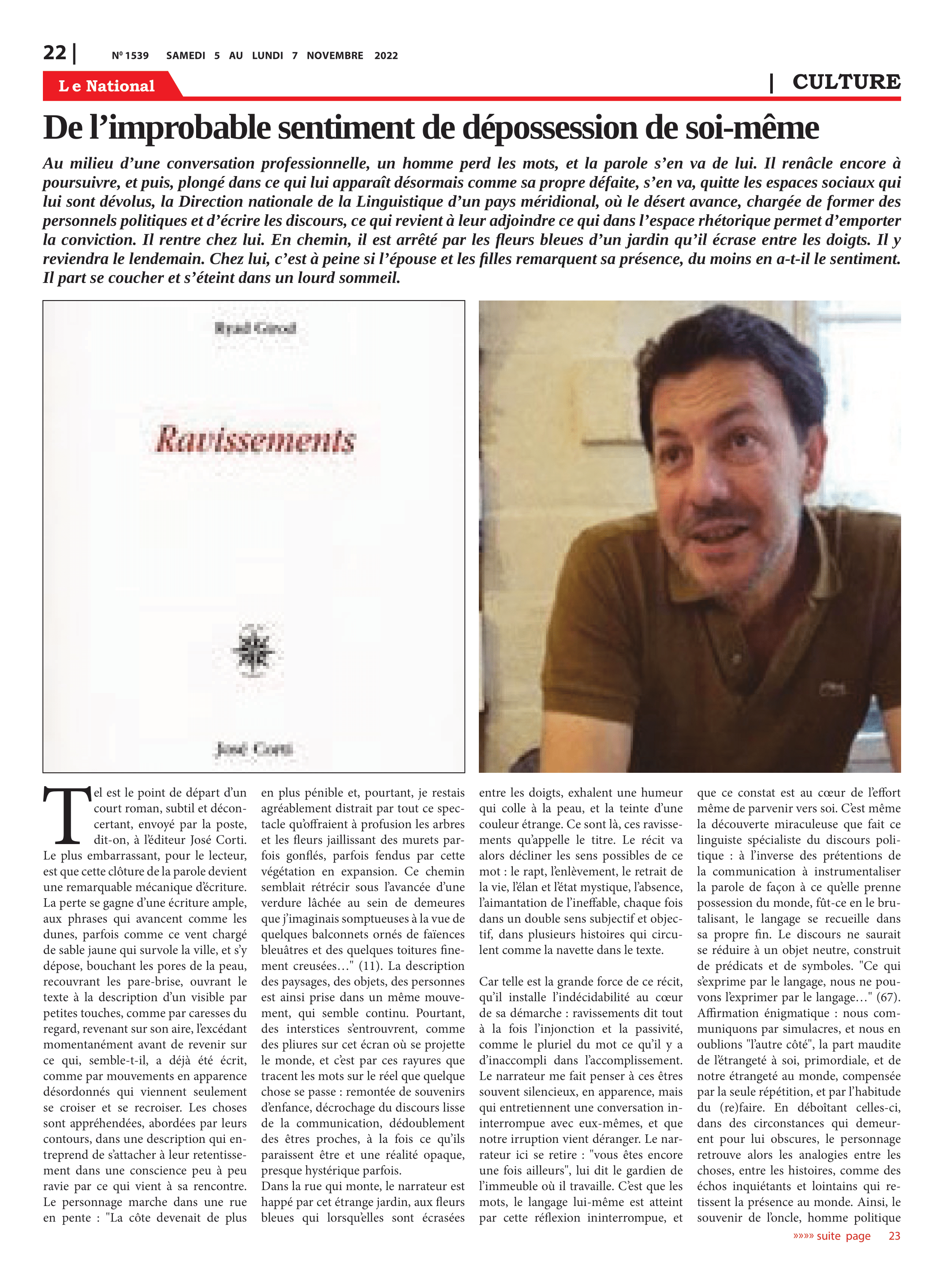 Page 22 de l'édition 1539