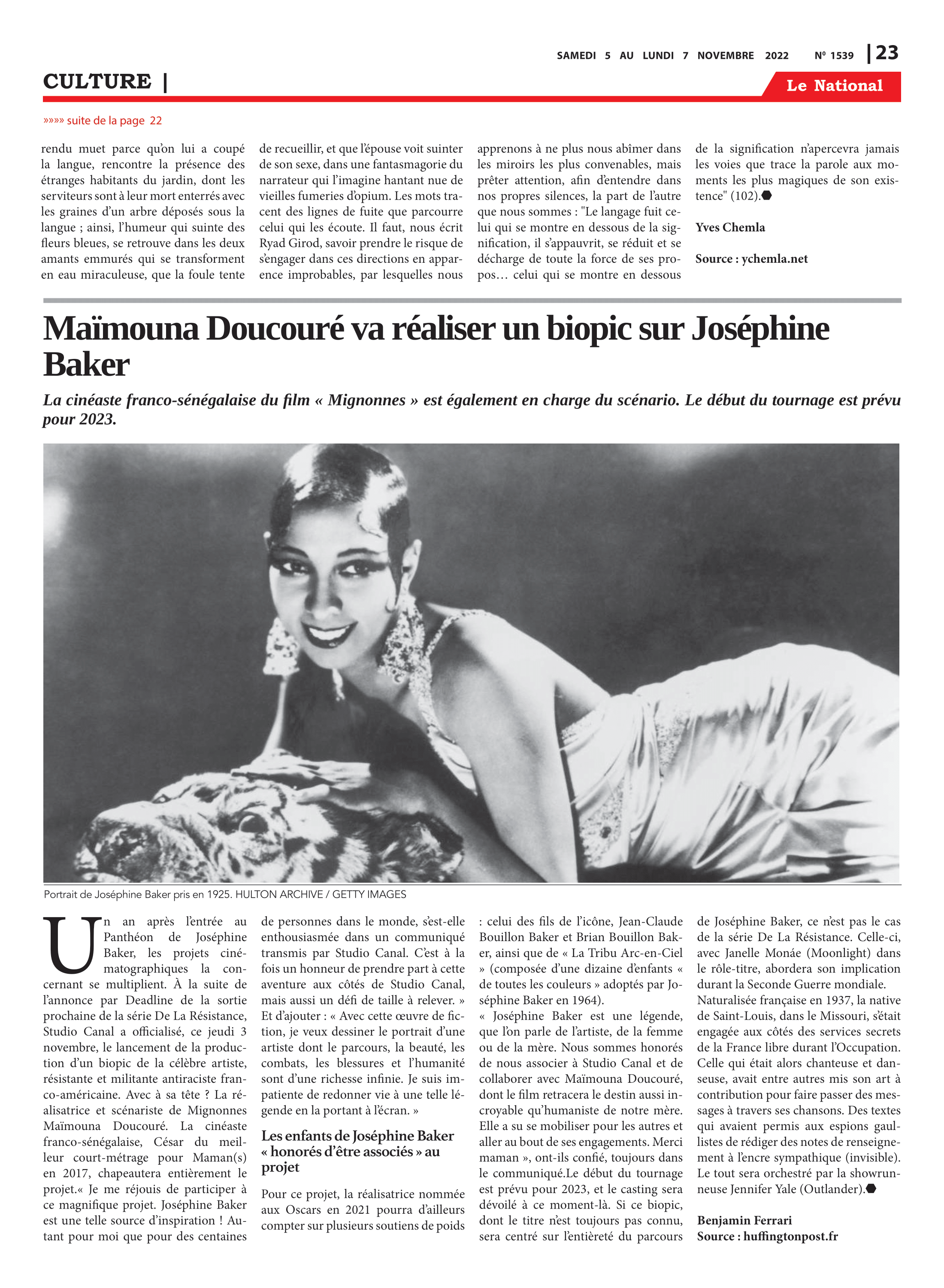 Page 23 de l'édition 1539