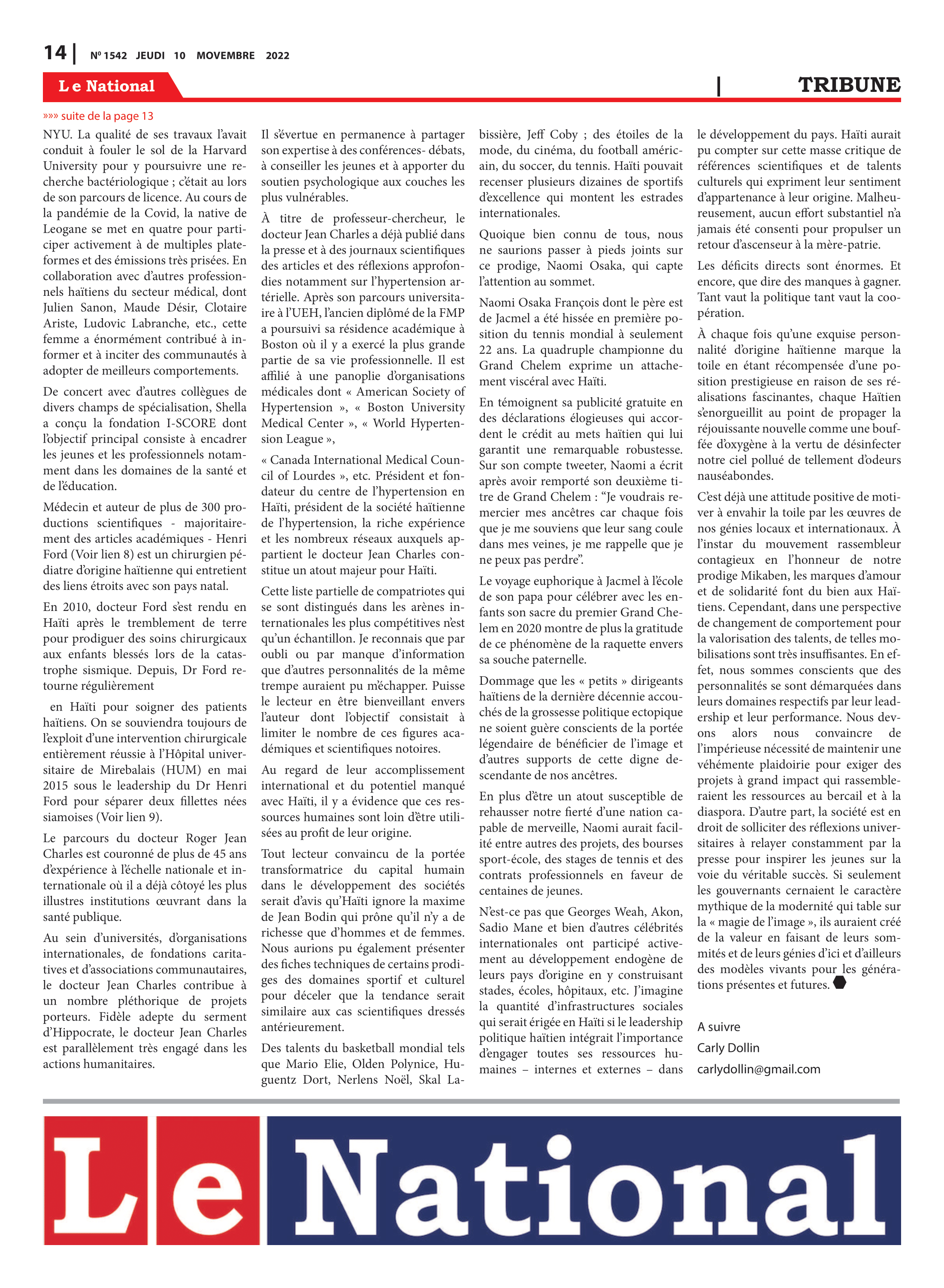 Page 14 de l'édition 1542