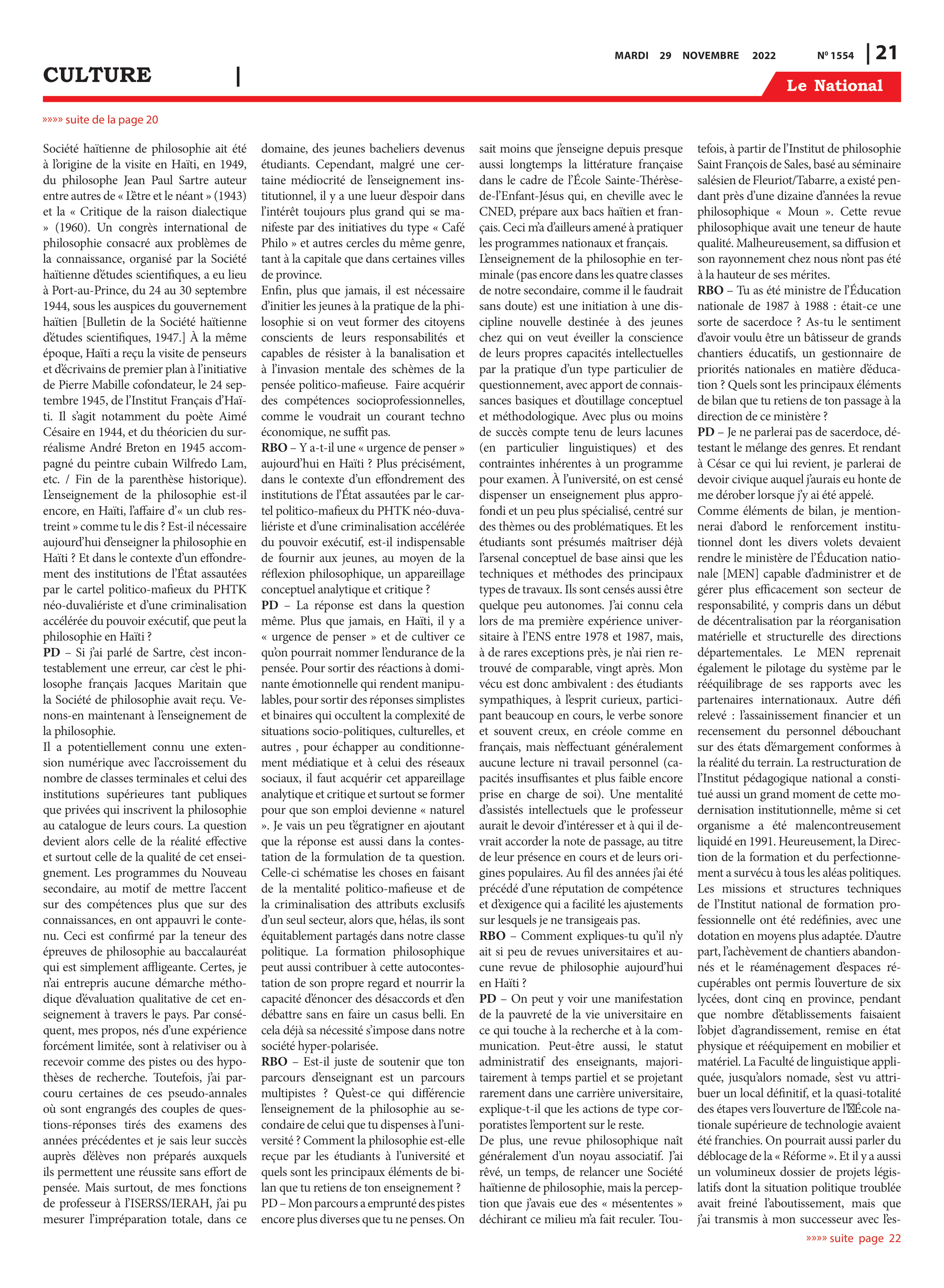 Page 21 de l'édition 1554
