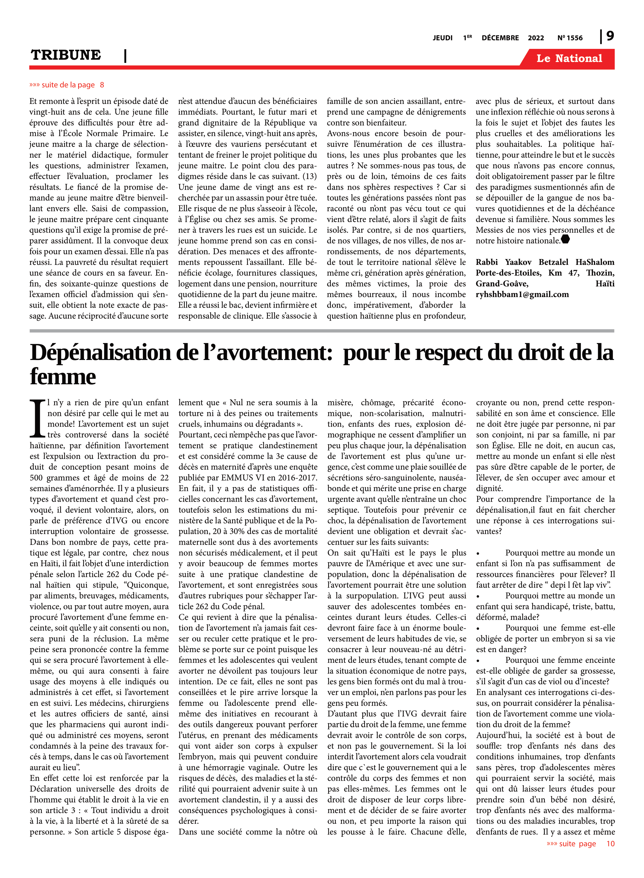 Page 9 de l'édition 1556