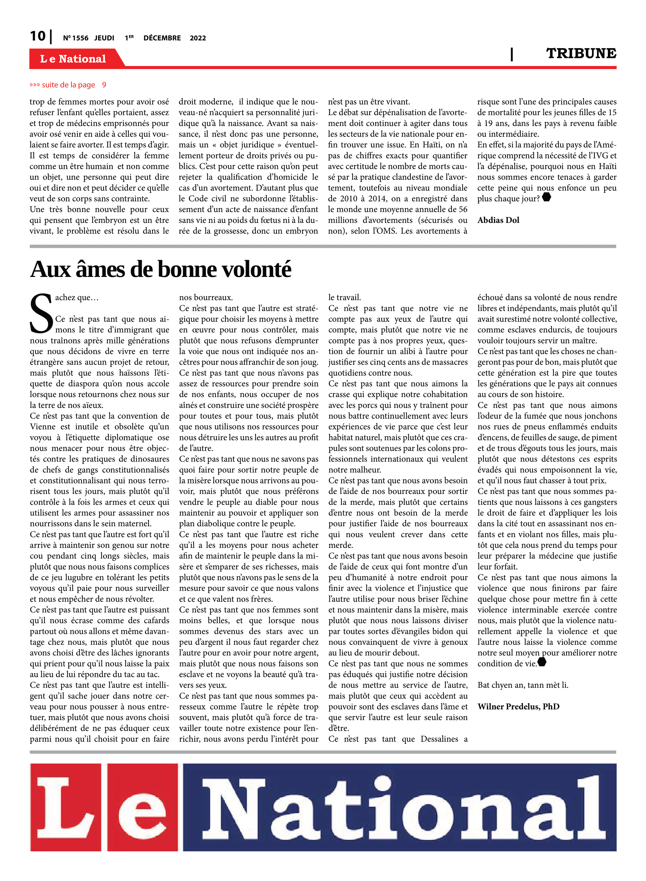 Page 10 de l'édition 1556