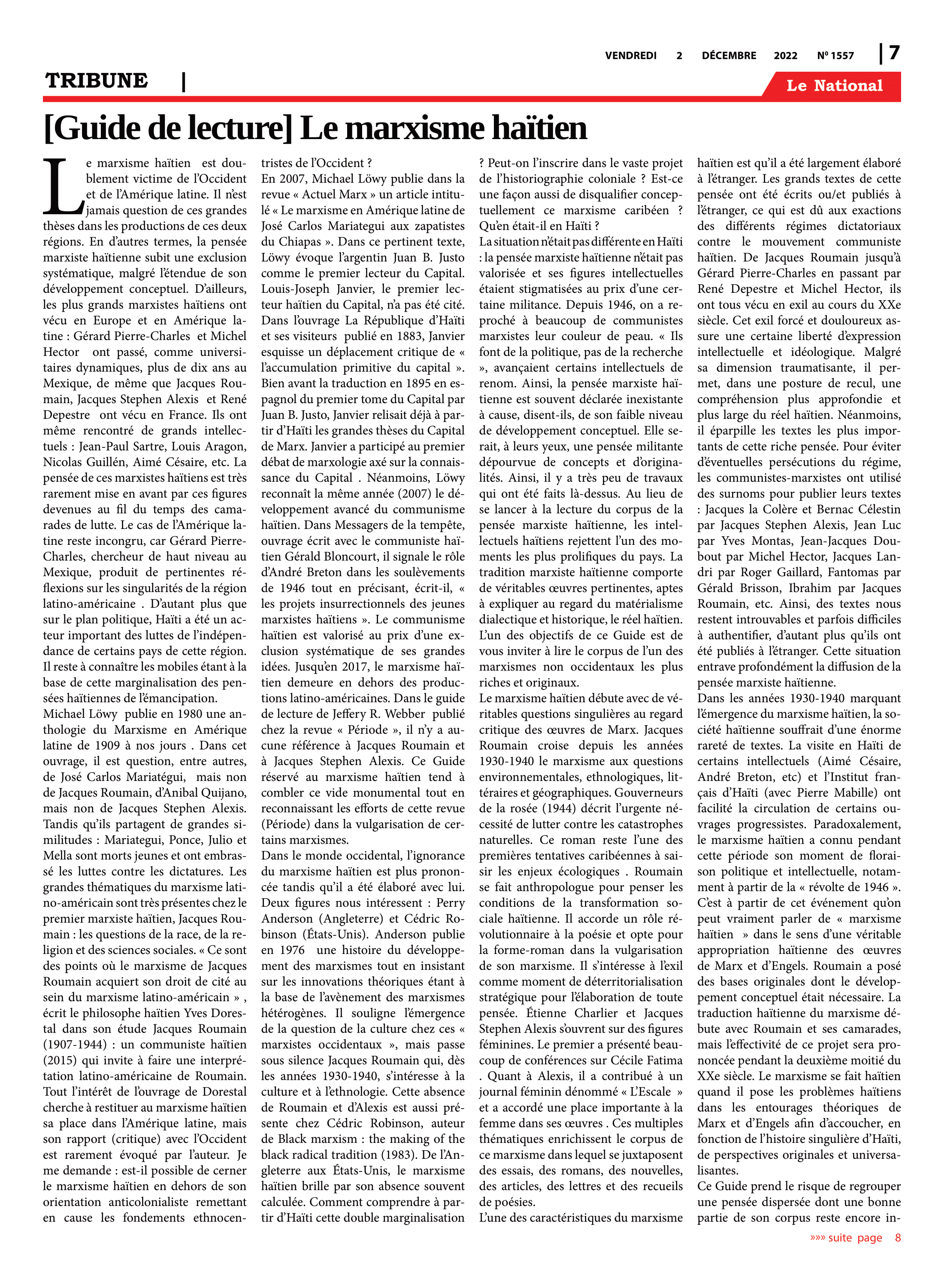 Page 7 de l'édition 1557
