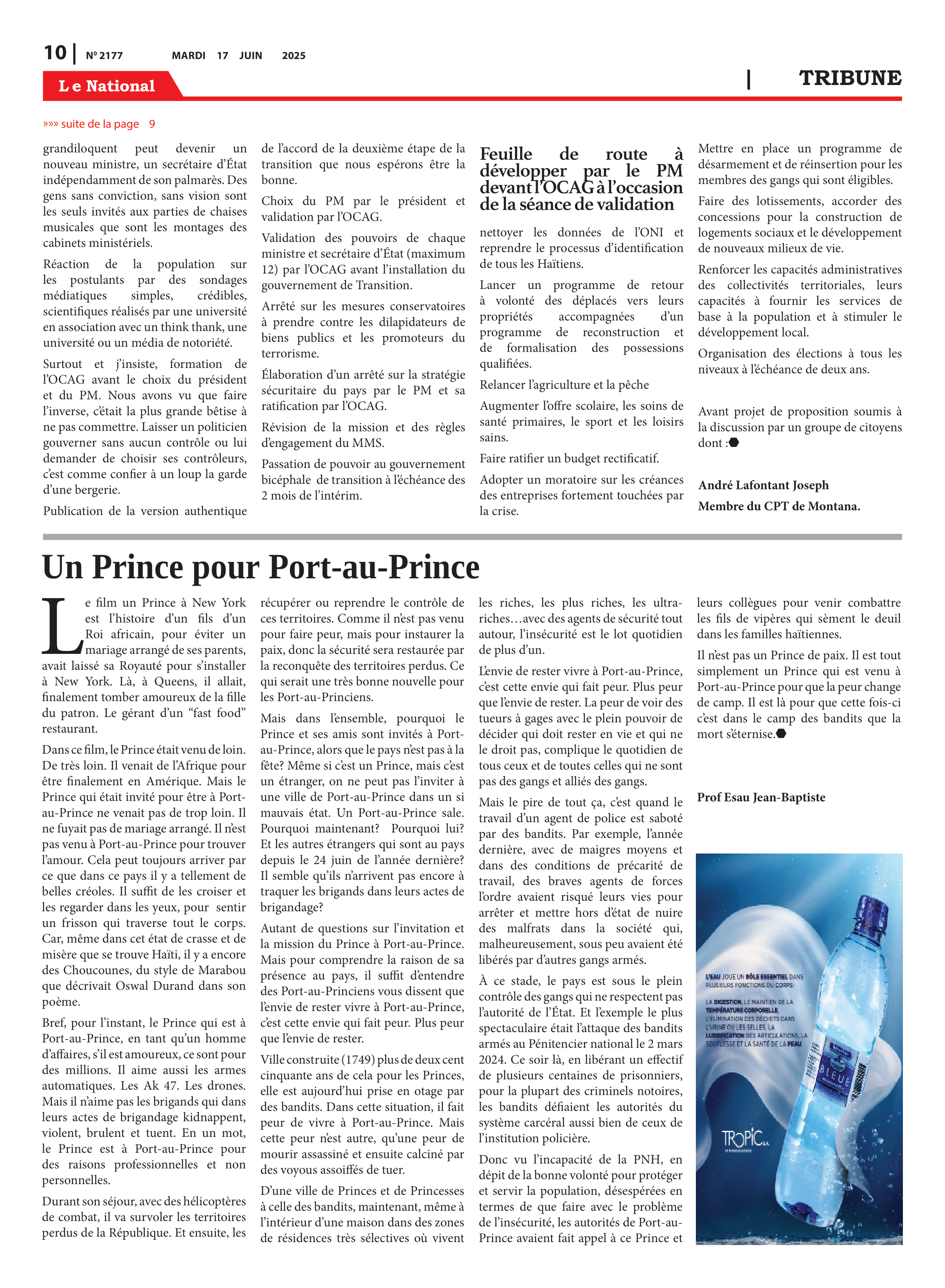 Page 10 de l'édition 2177