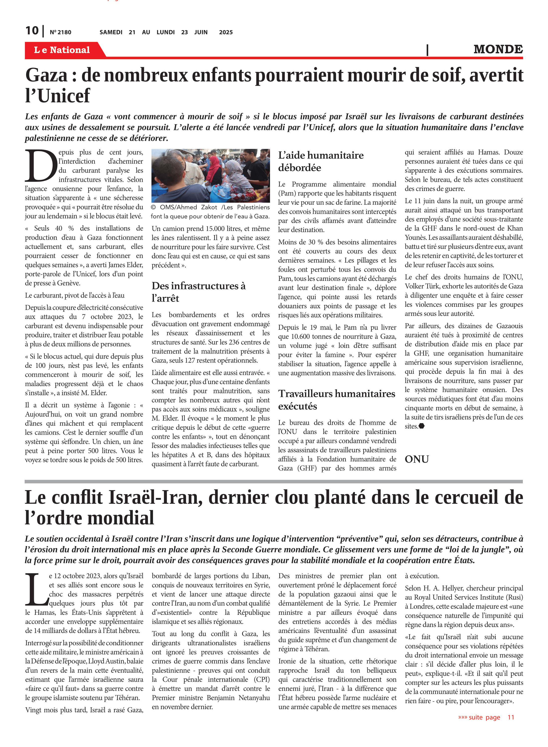 Page 10 de l'édition 2180