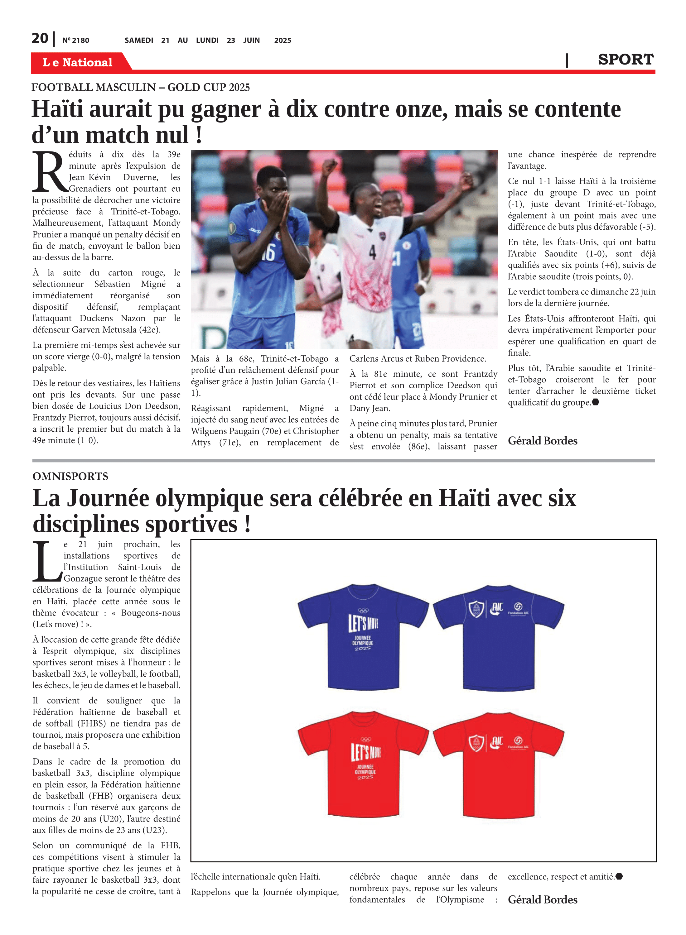 Page 20 de l'édition 2180