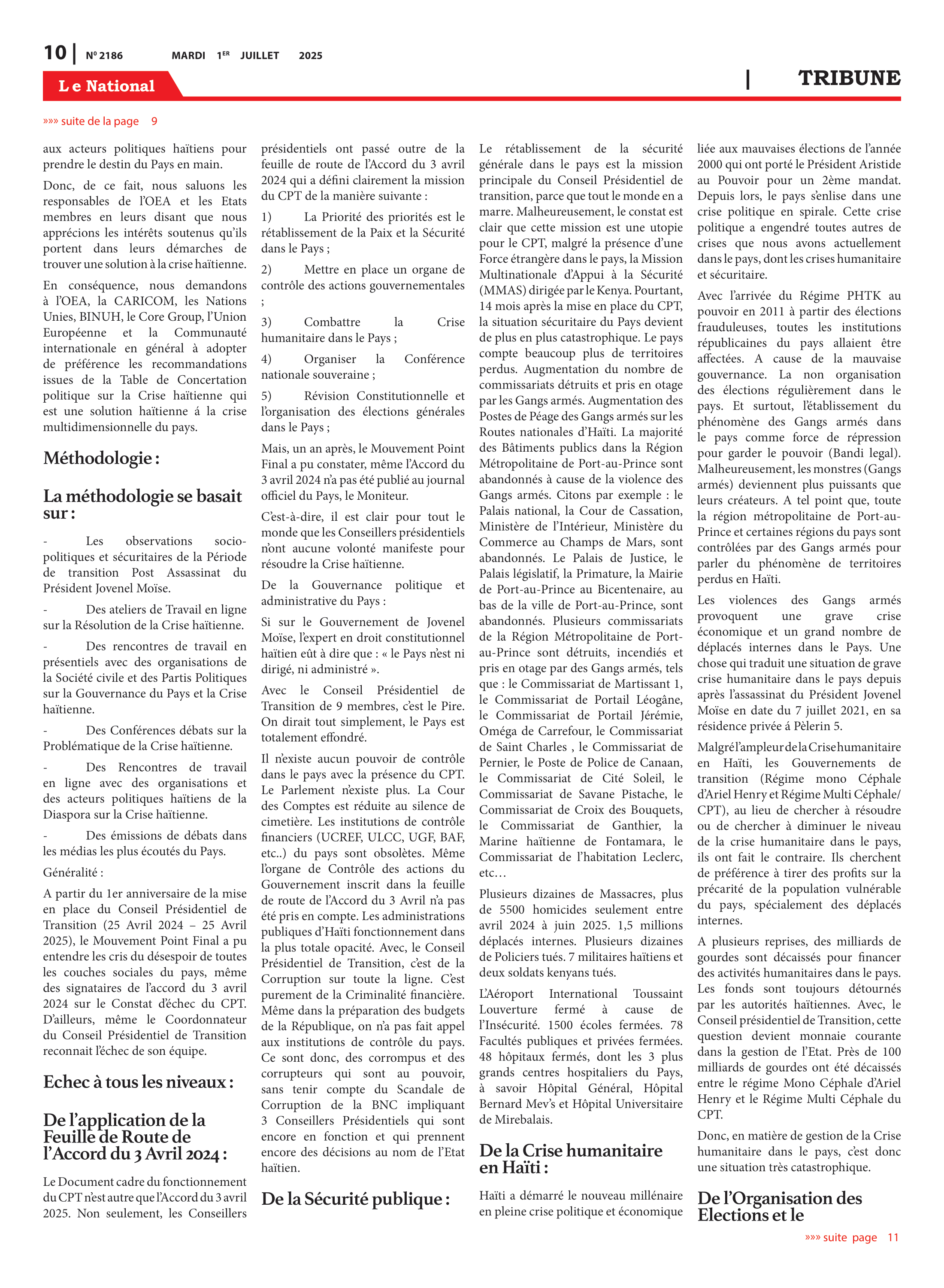 Page 10 de l'édition 2186