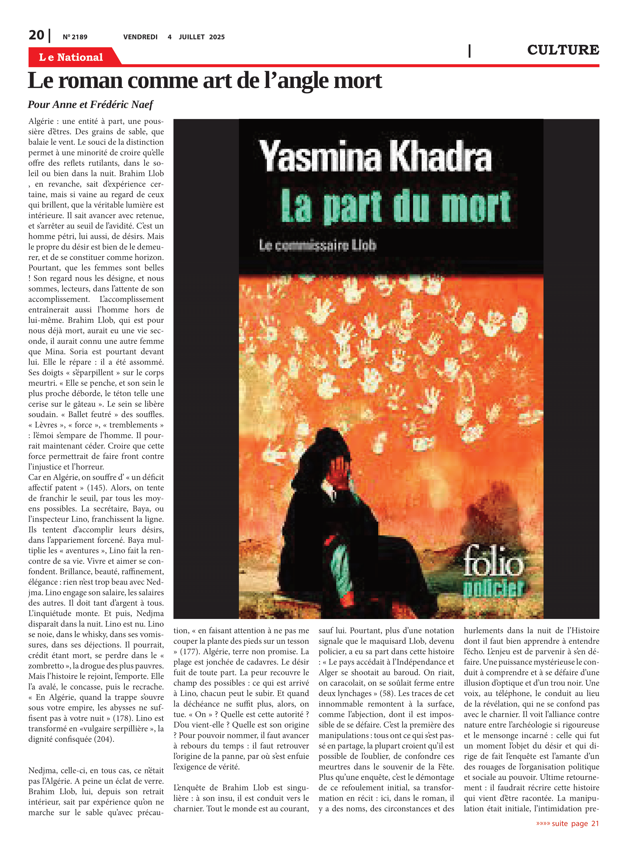 Page 20 de l'édition 2189
