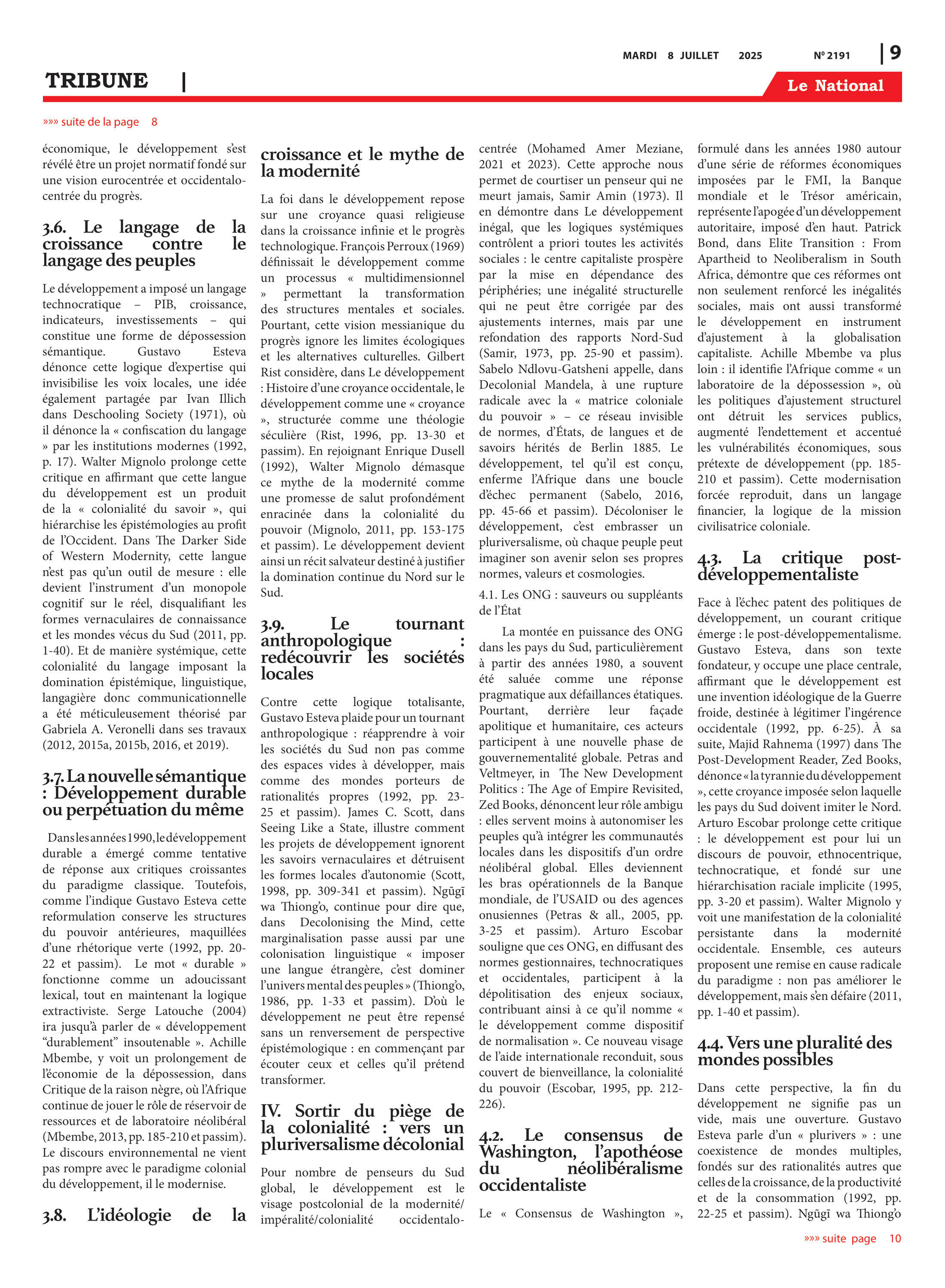 Page 9 de l'édition 2191
