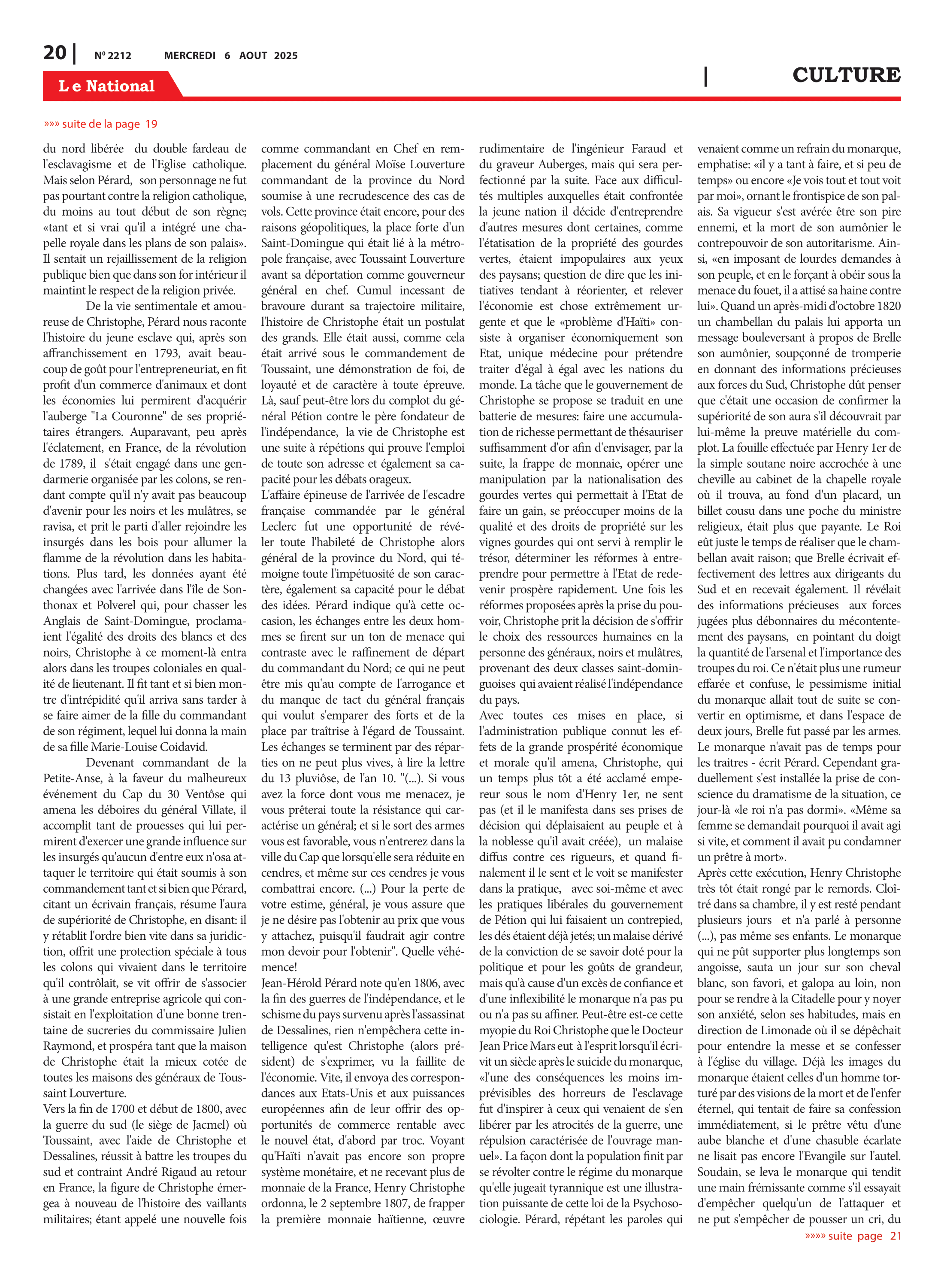 Page 19 de l'édition 2212