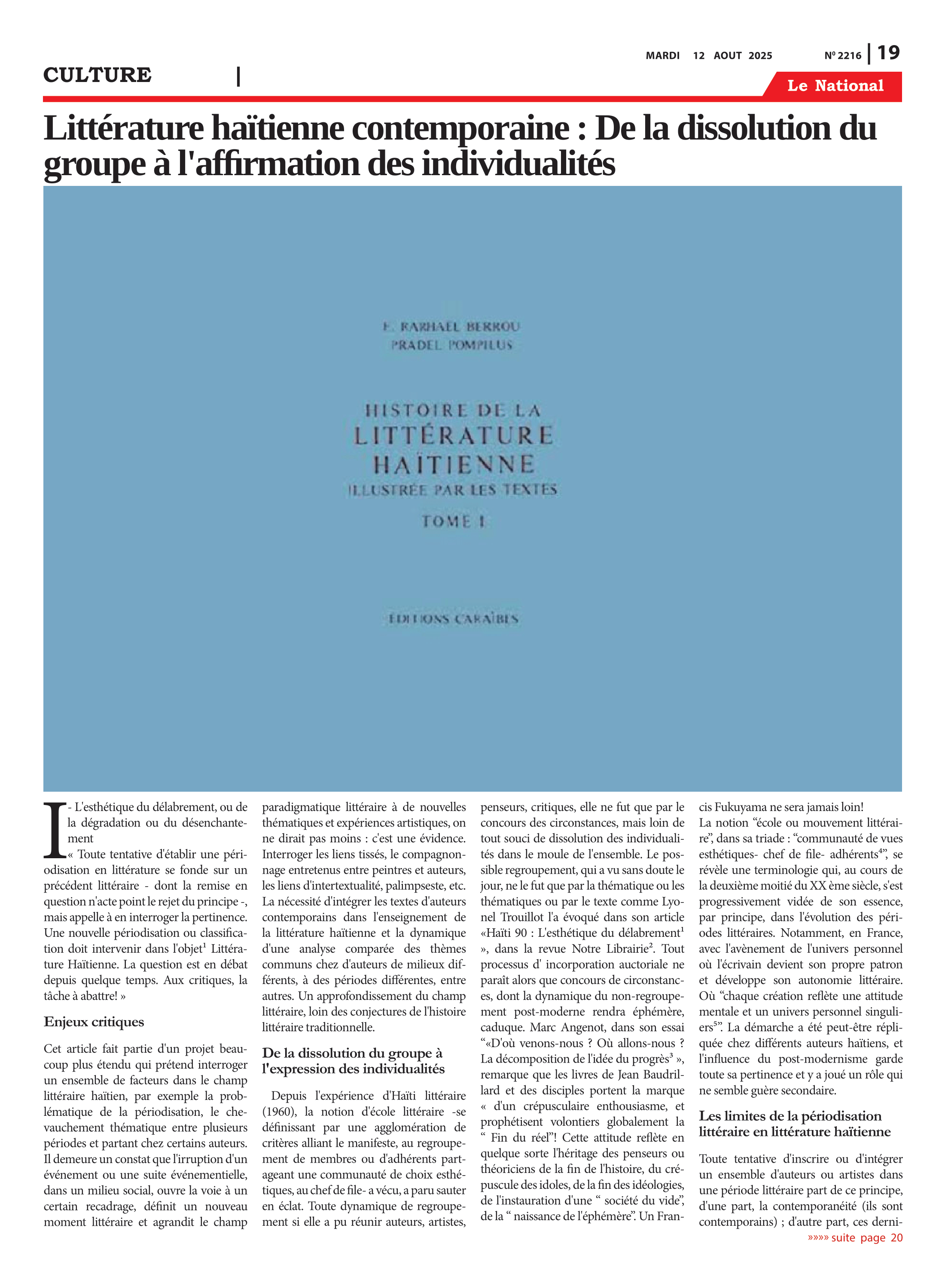 Page 19 de l'édition 2216