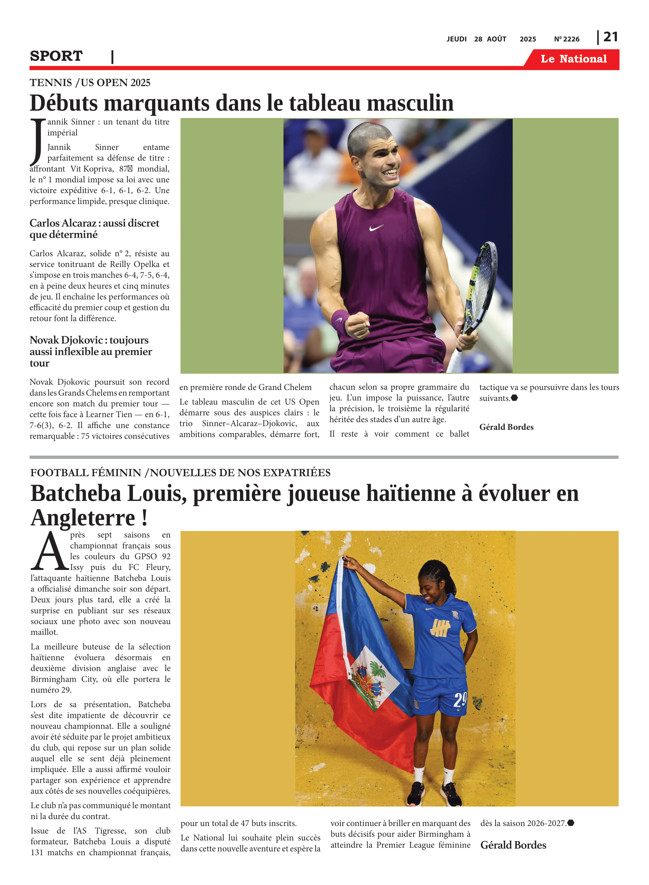 Page 21 de l'édition 2226