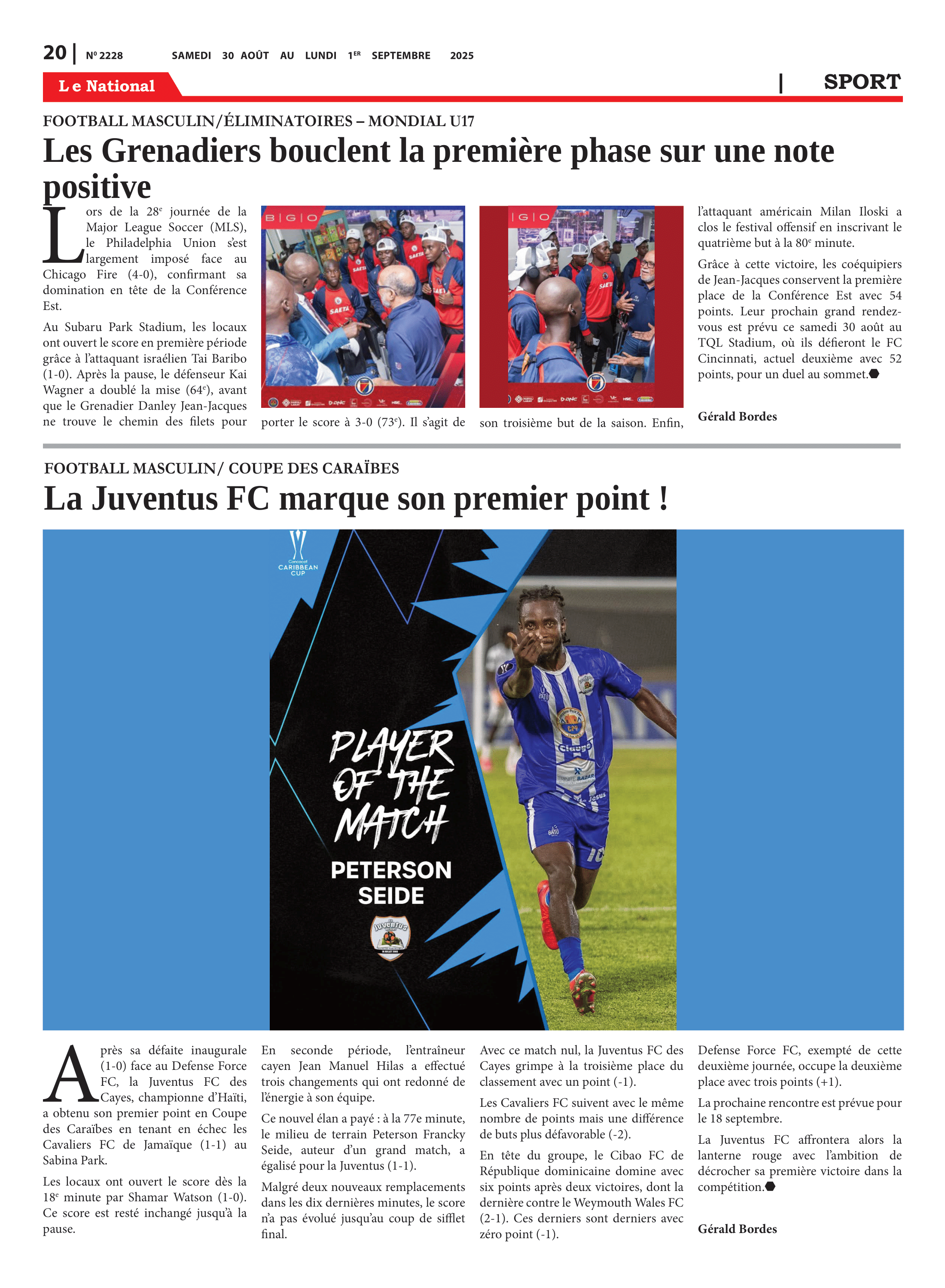 Page 20 de l'édition 2228