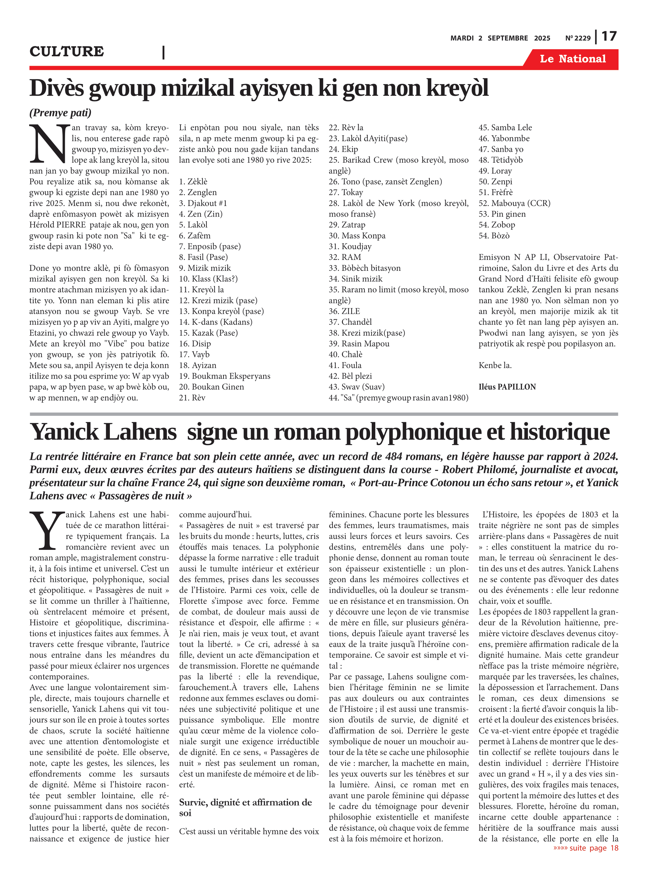 Page 17 de l'édition 2229