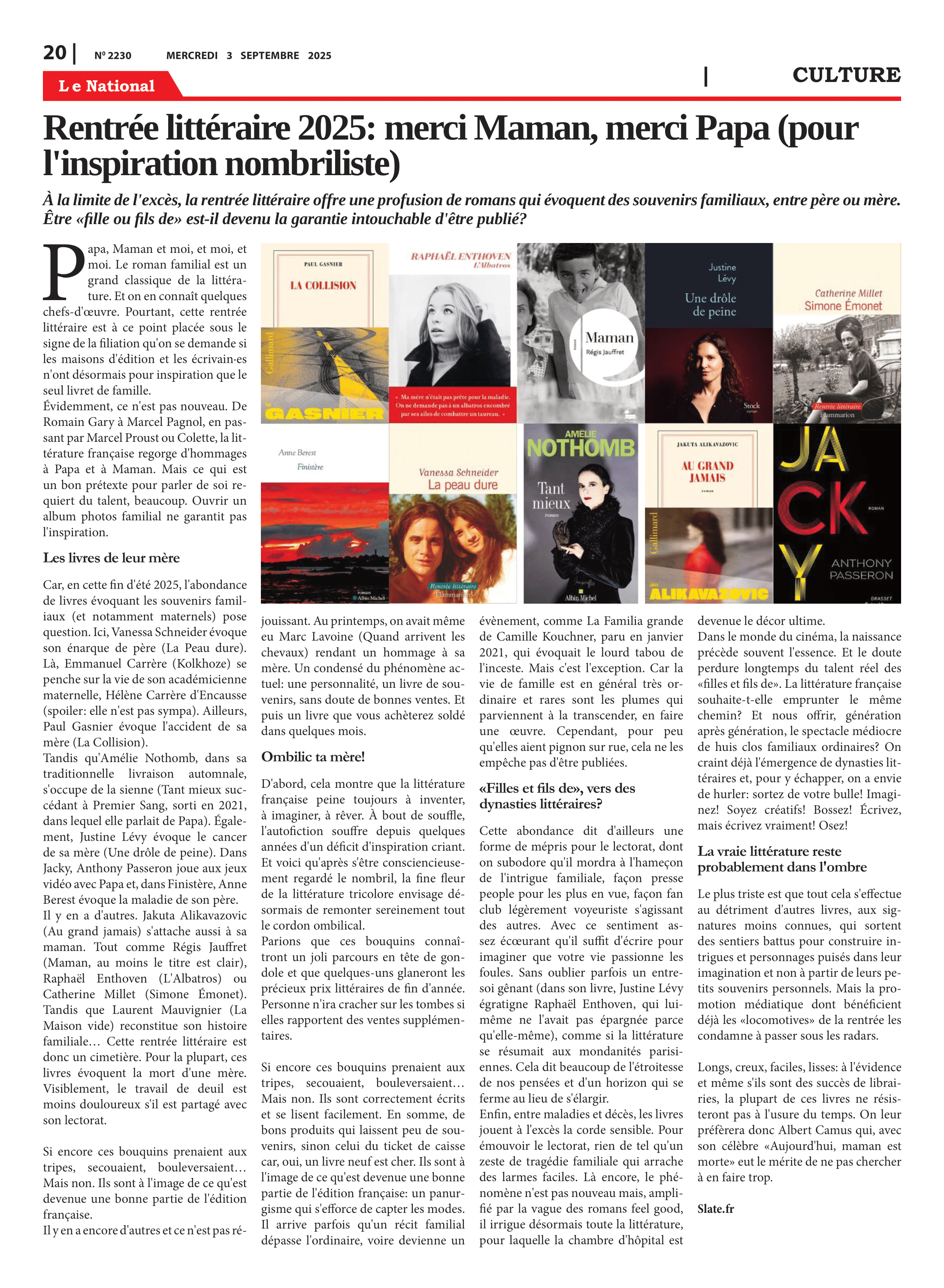 Page 20 de l'édition 2230