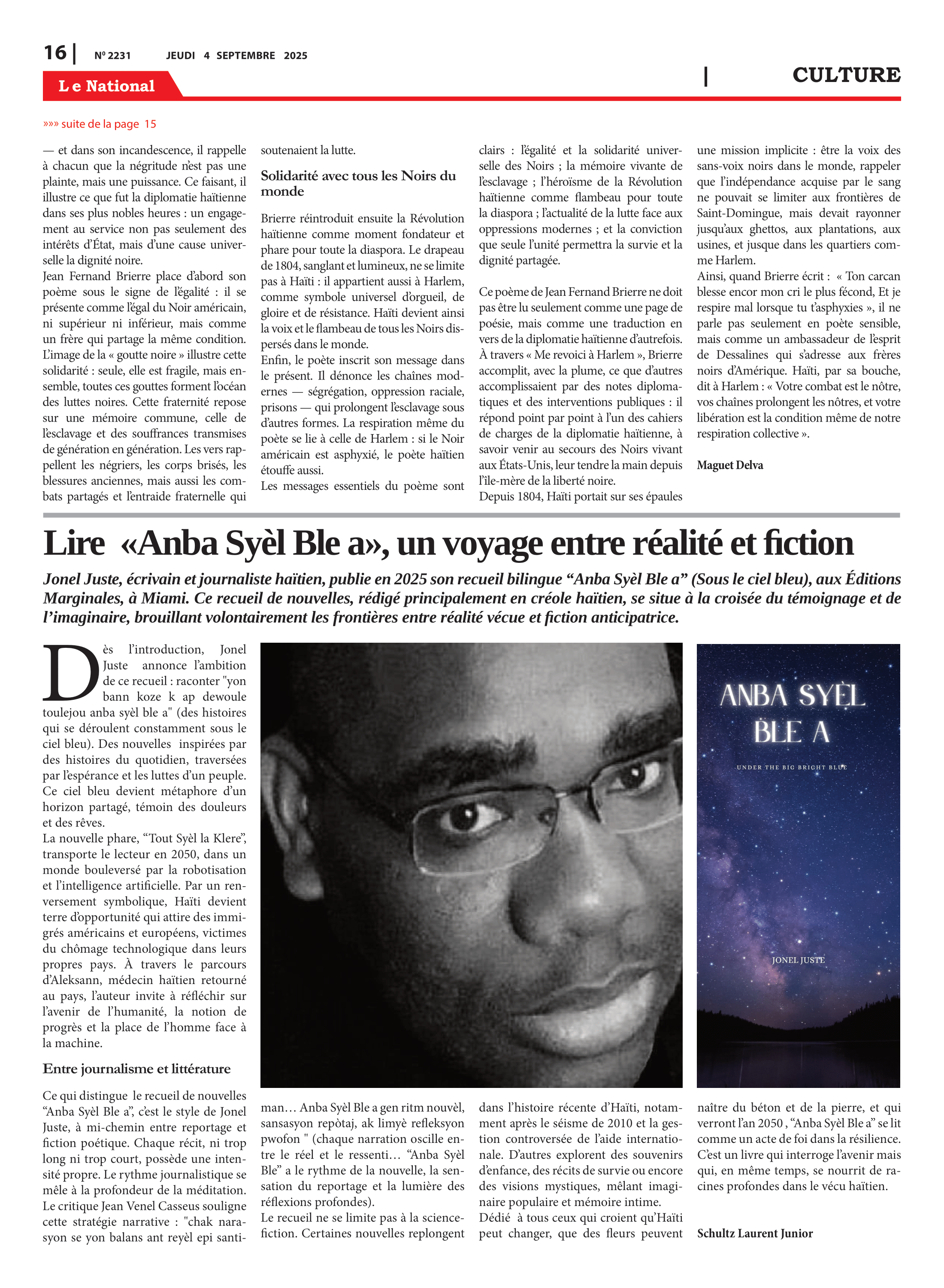 Page 16 de l'édition 2231