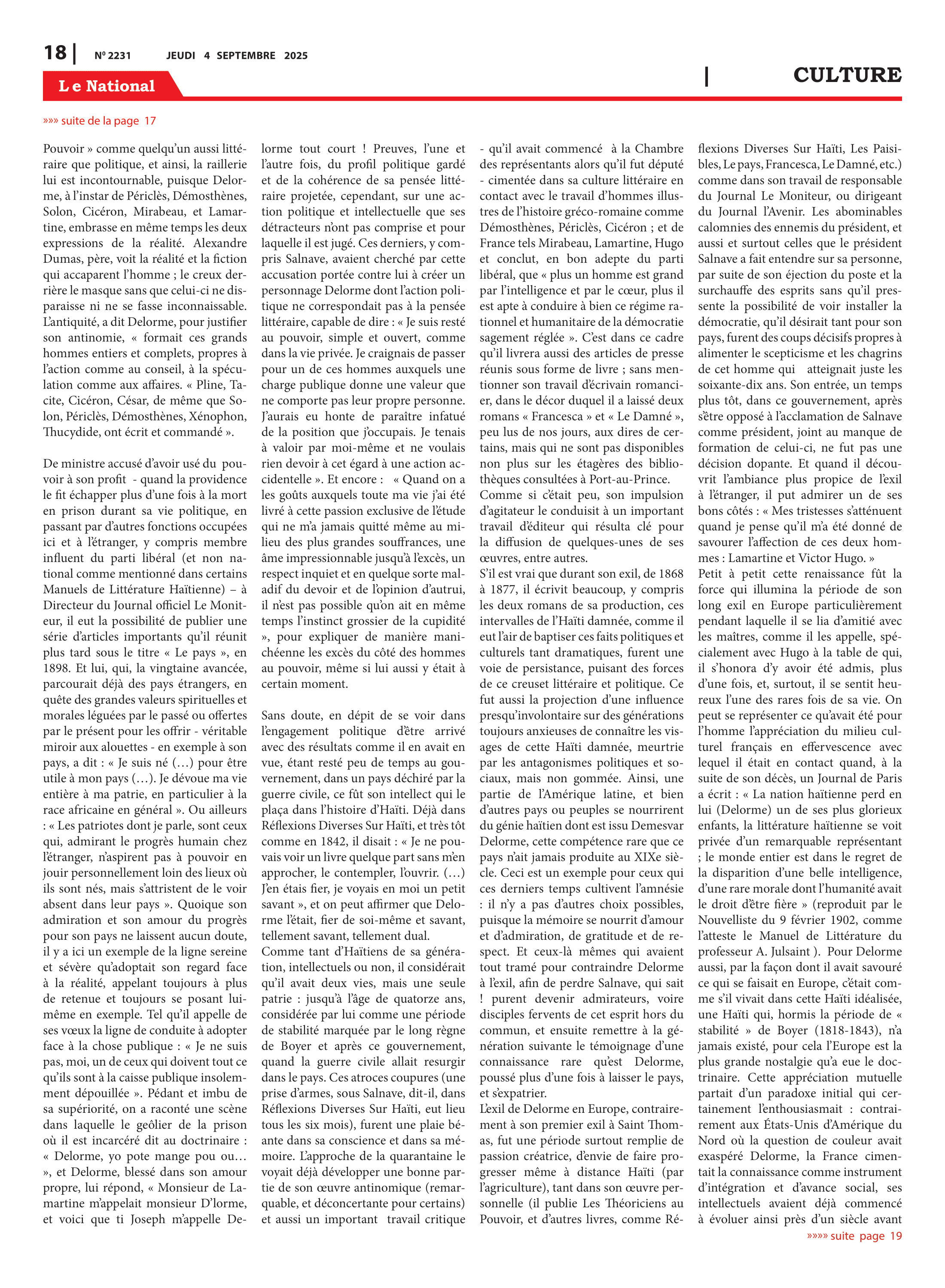 Page 18 de l'édition 2231