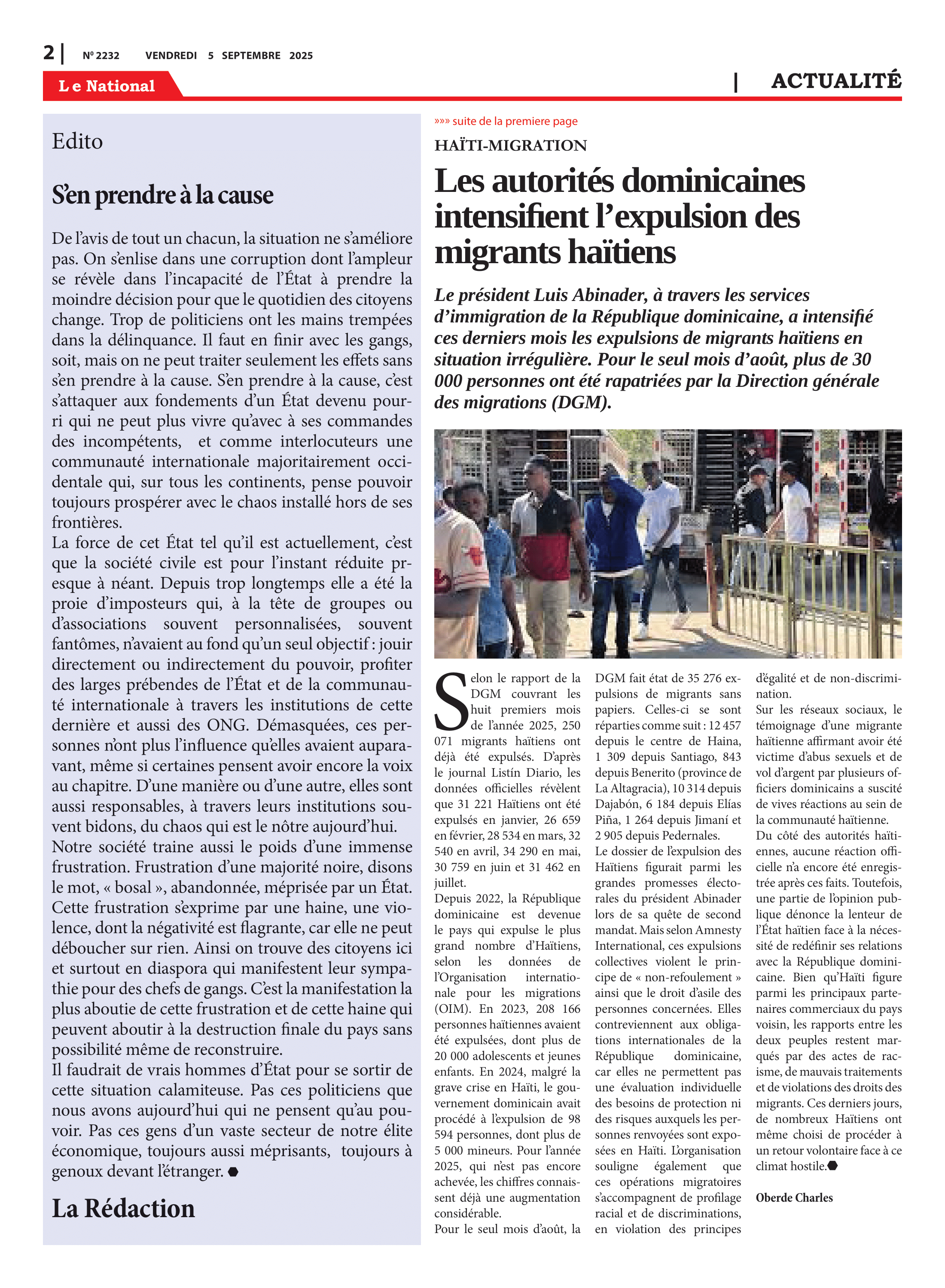 Page 2 de l'édition 2232