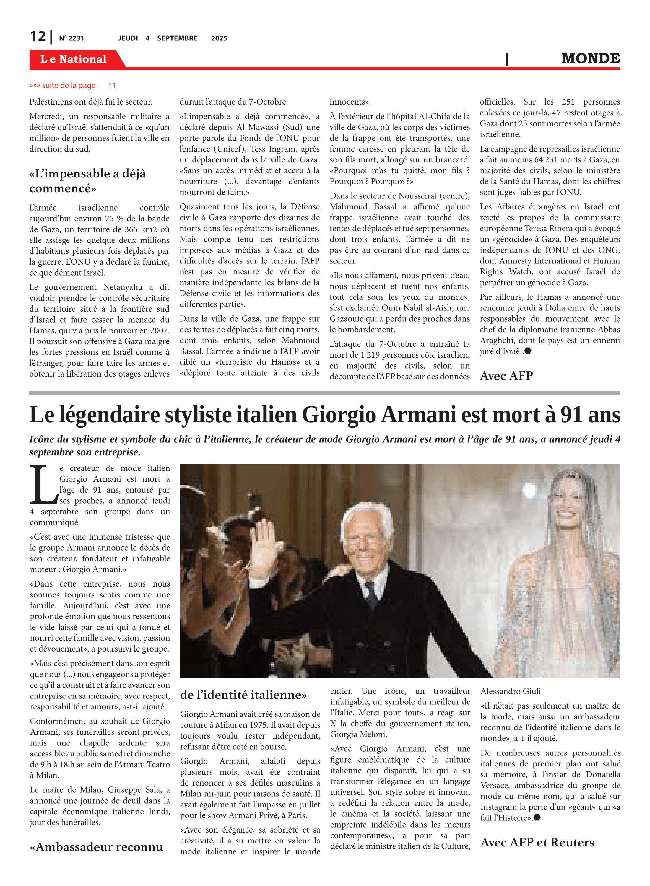 Page 12 de l'édition 2232