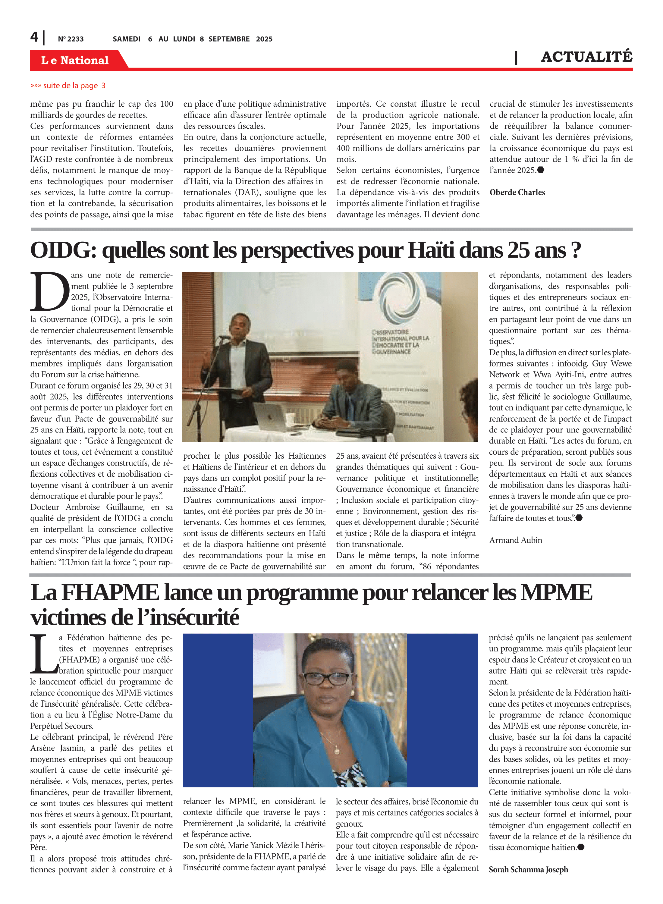 Page 4 de l'édition 2233