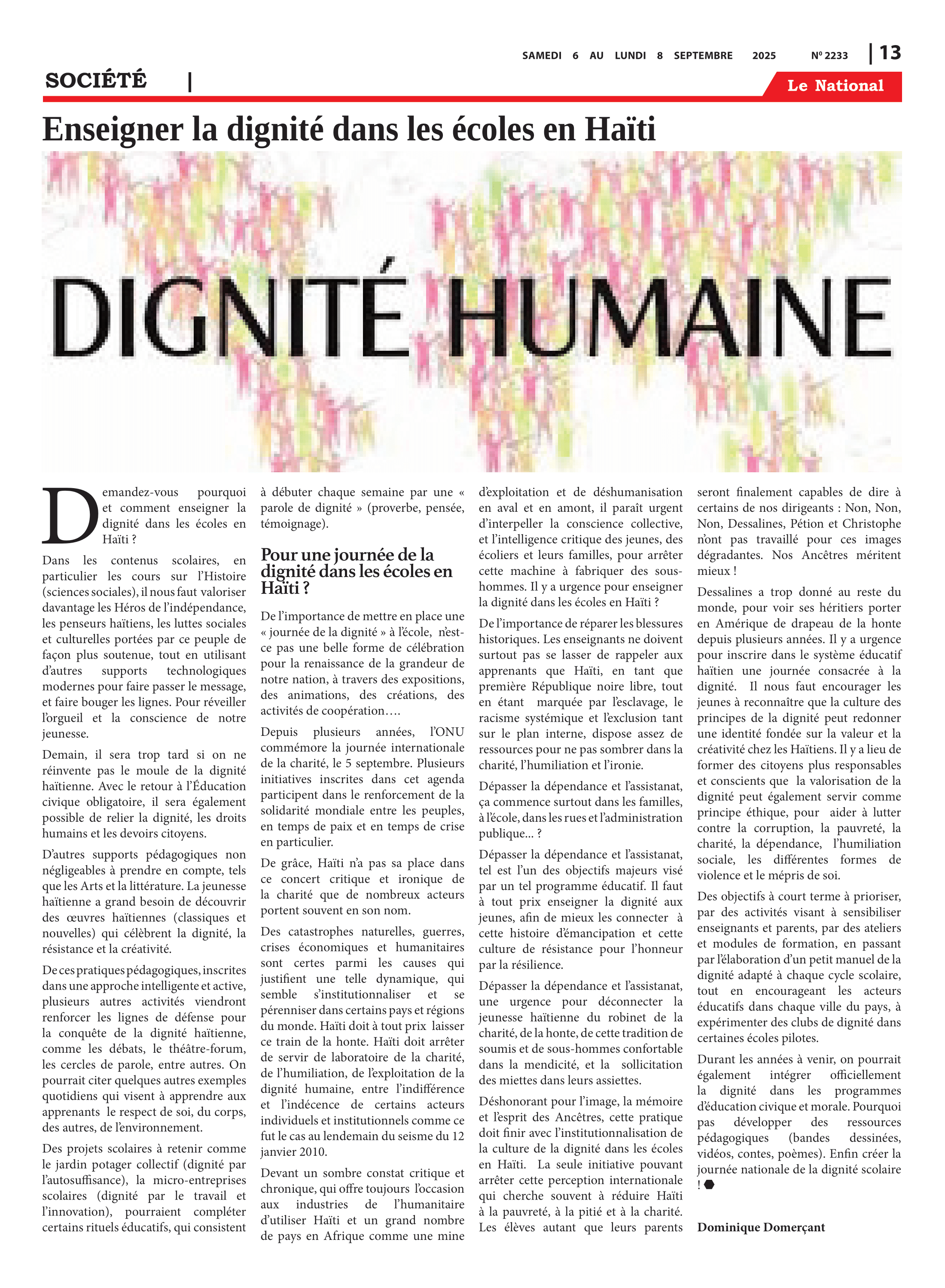 Page 13 de l'édition 2233