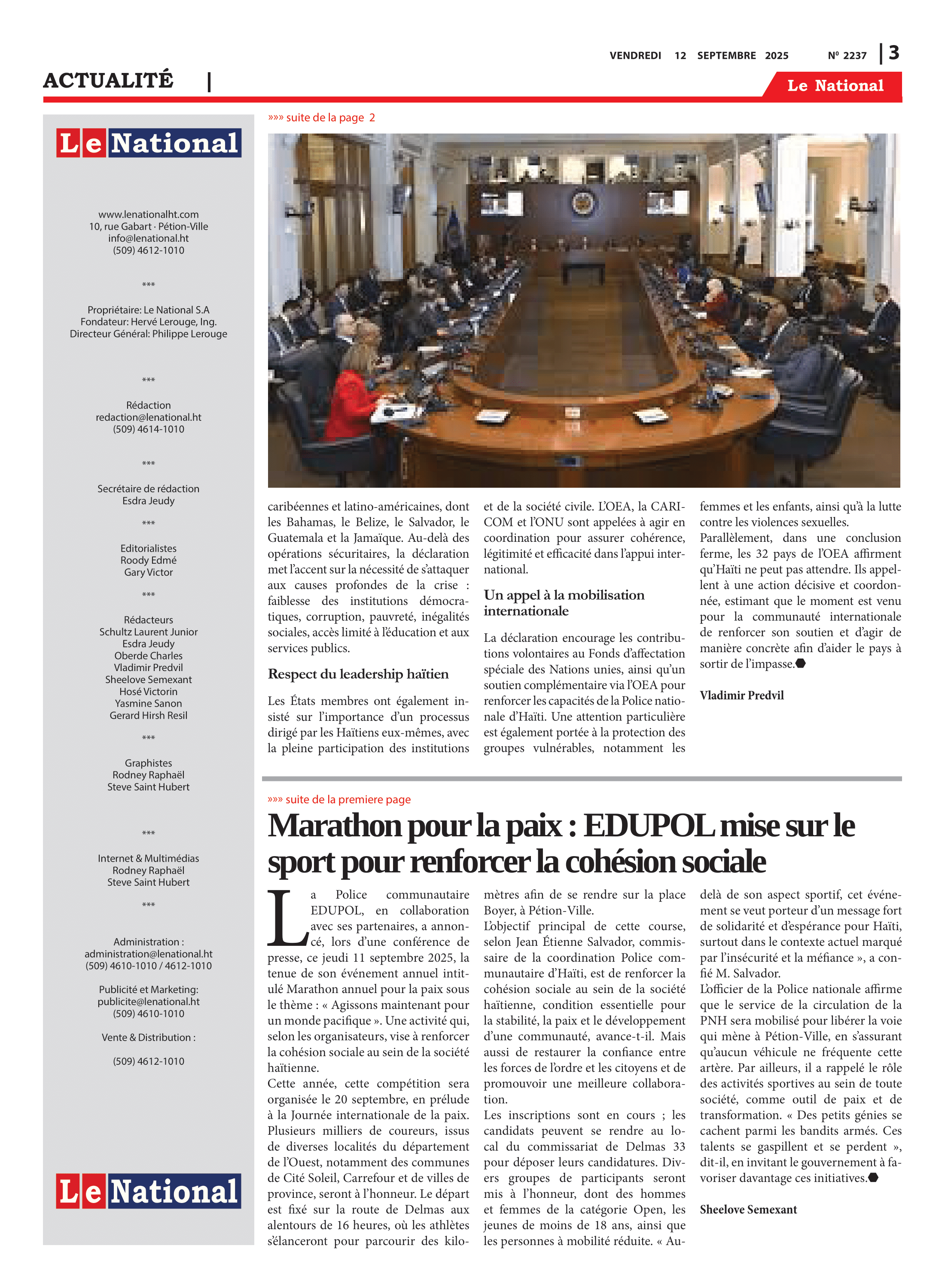 Page 3 de l'édition 2237