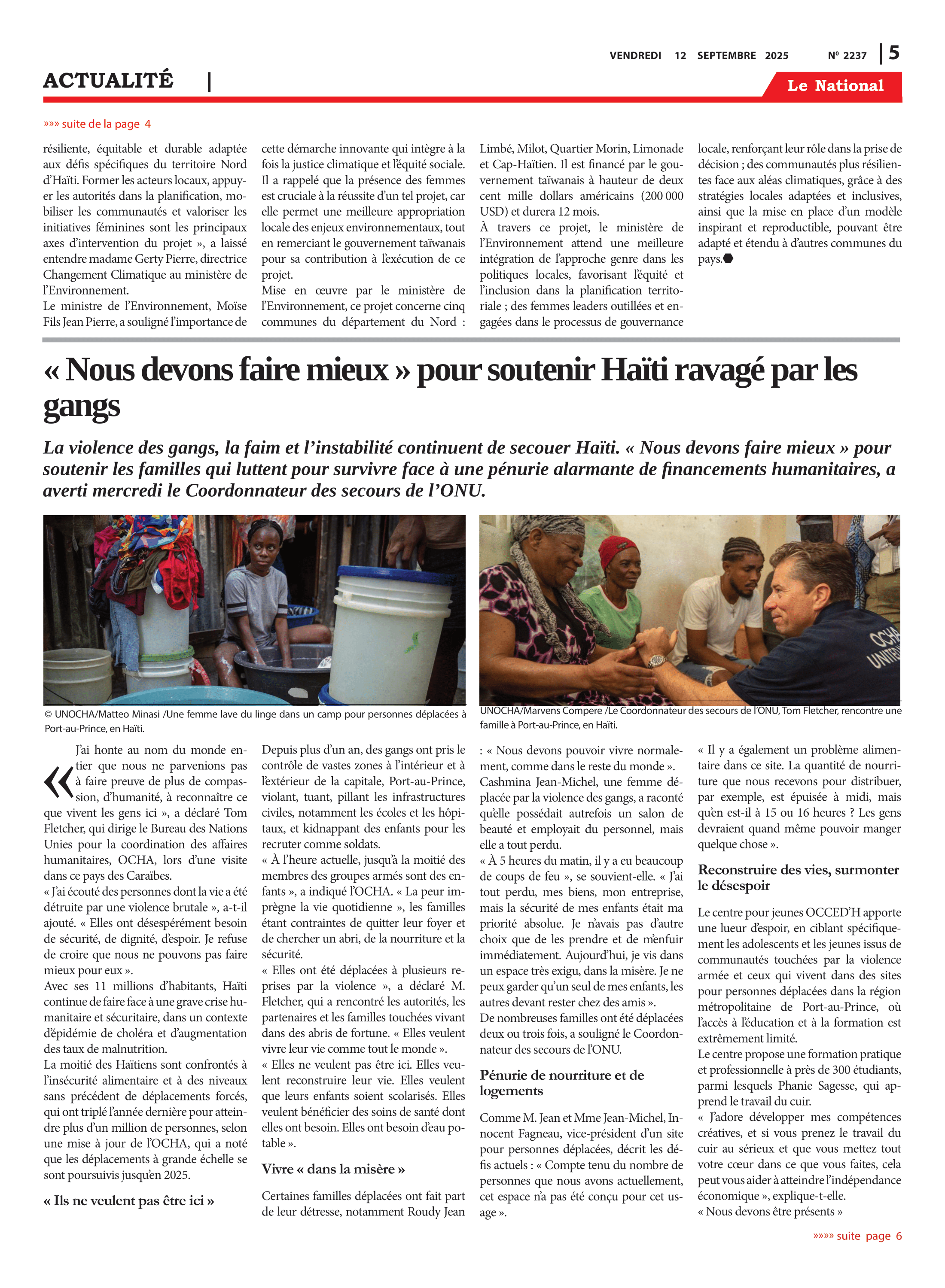 Page 5 de l'édition 2237