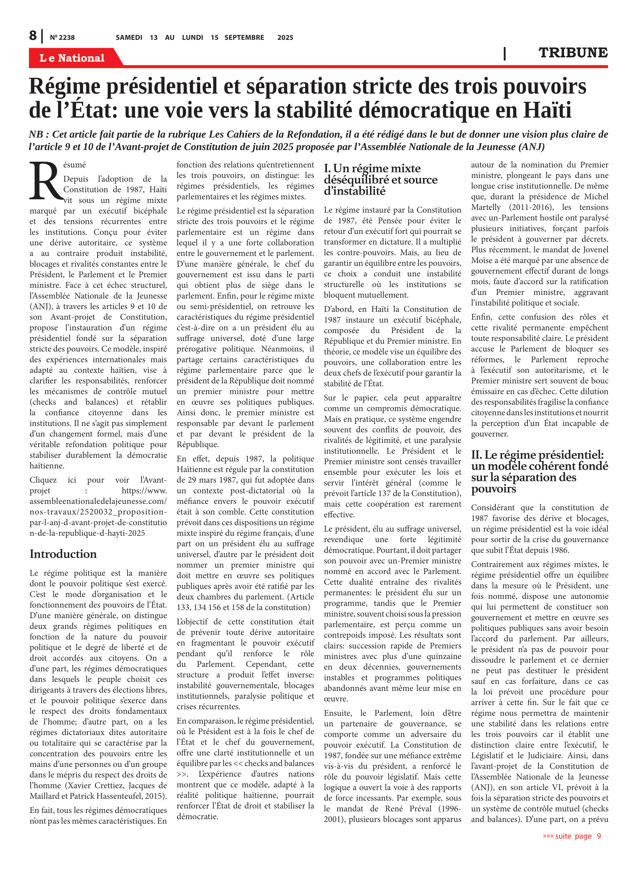 Page 8 de l'édition 2238
