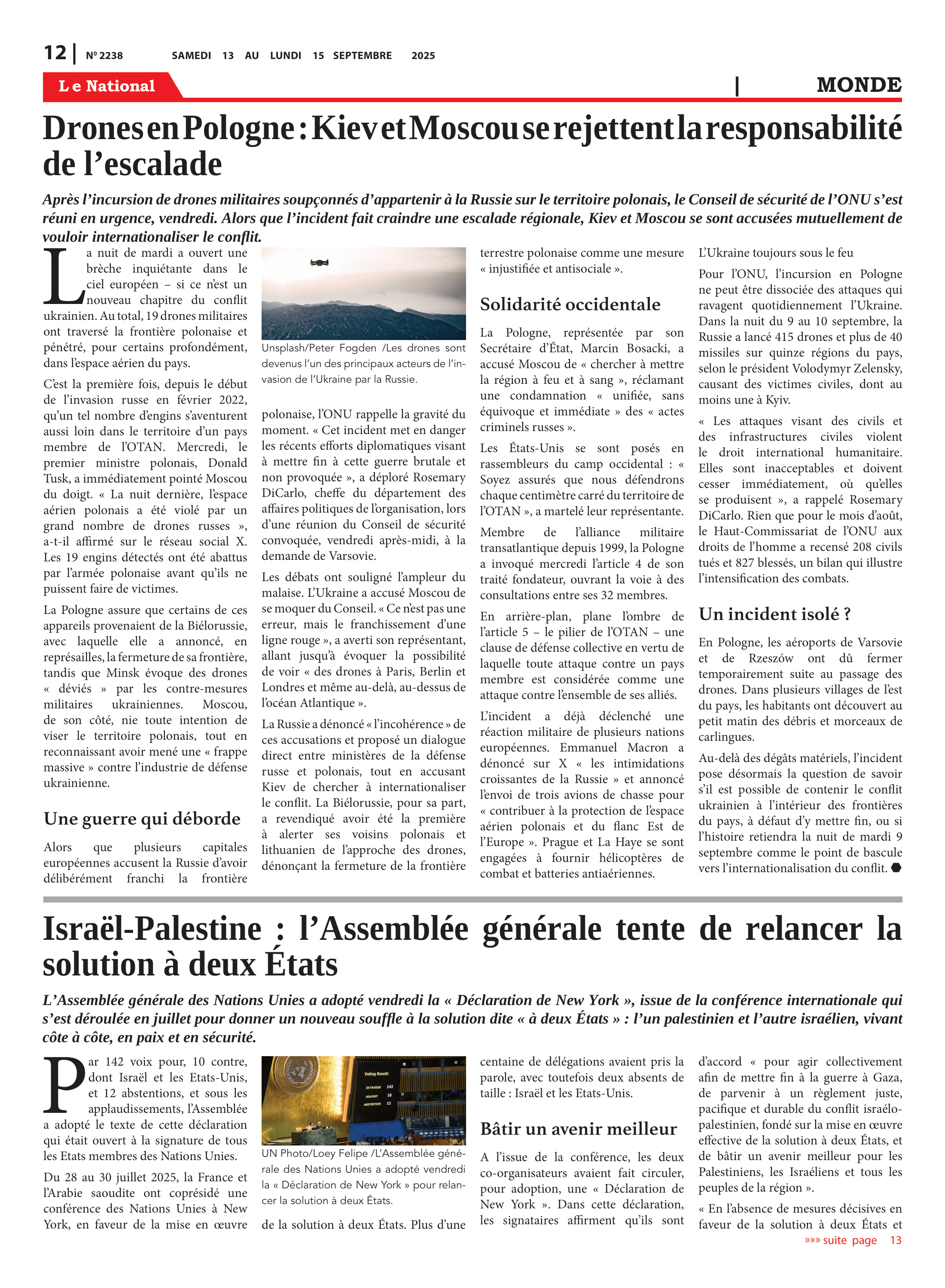 Page 12 de l'édition 2238