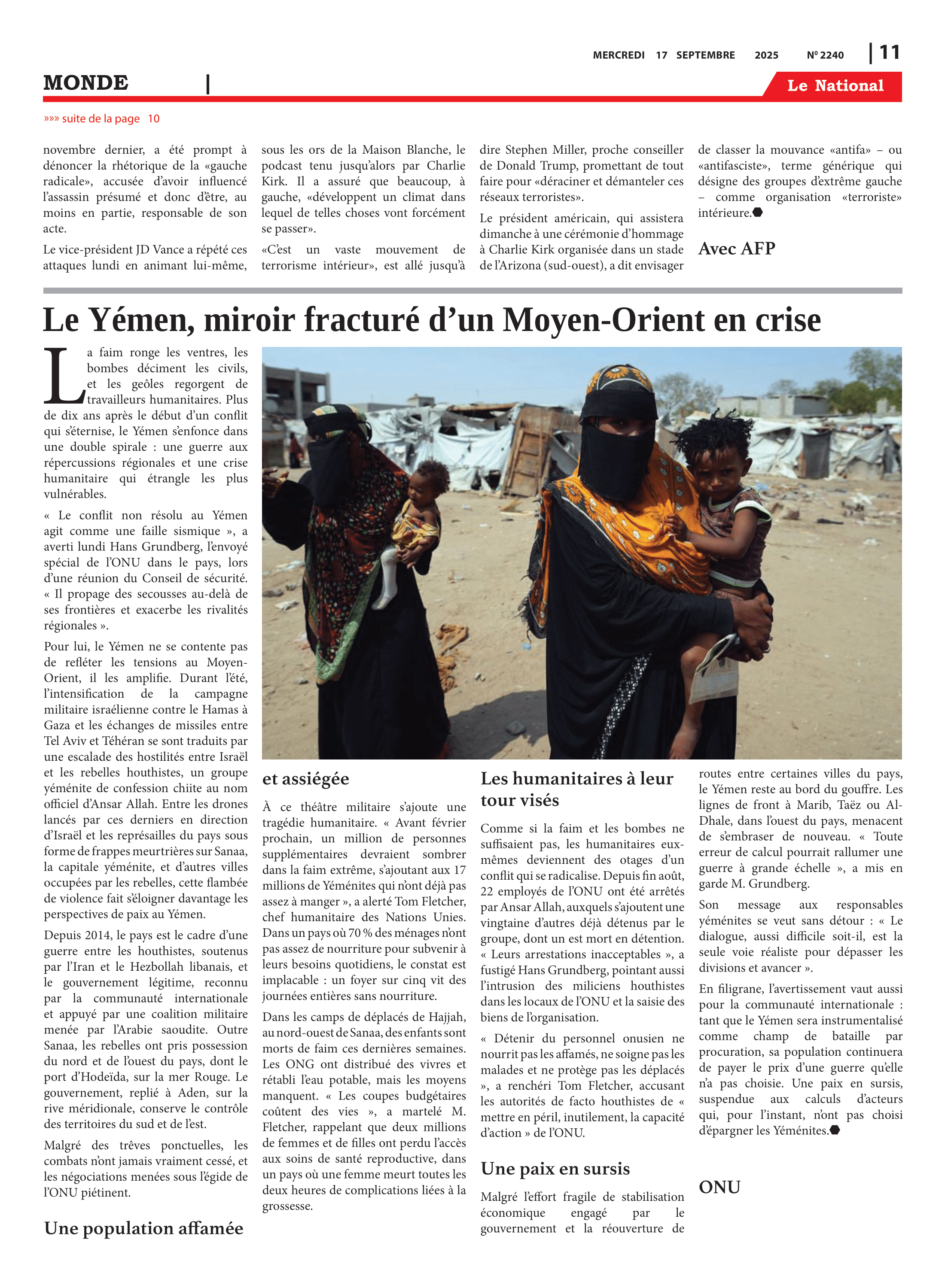 Page 11 de l'édition 2240