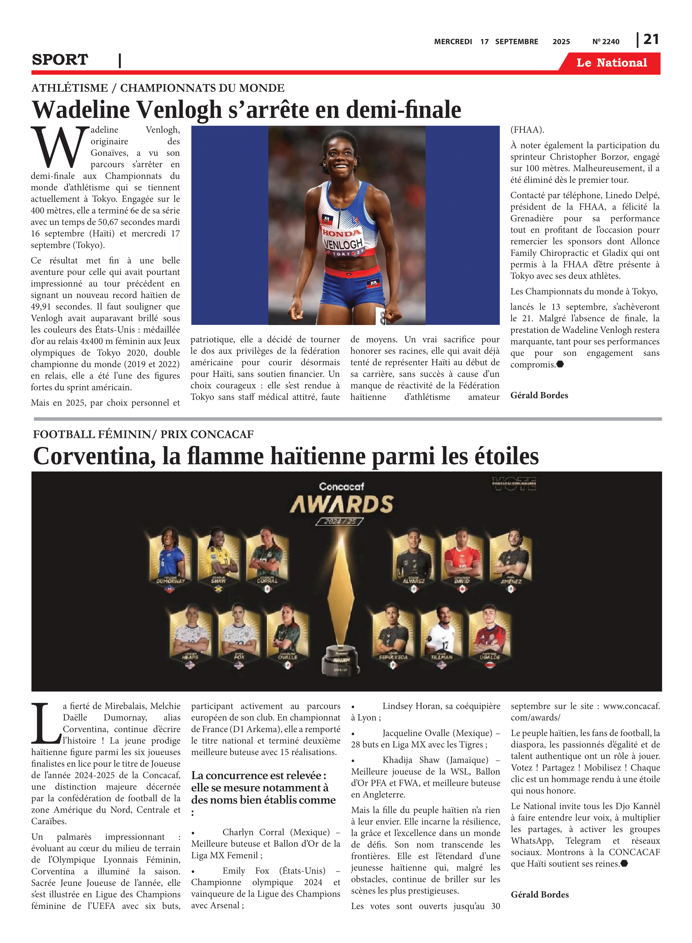 Page 21 de l'édition 2240