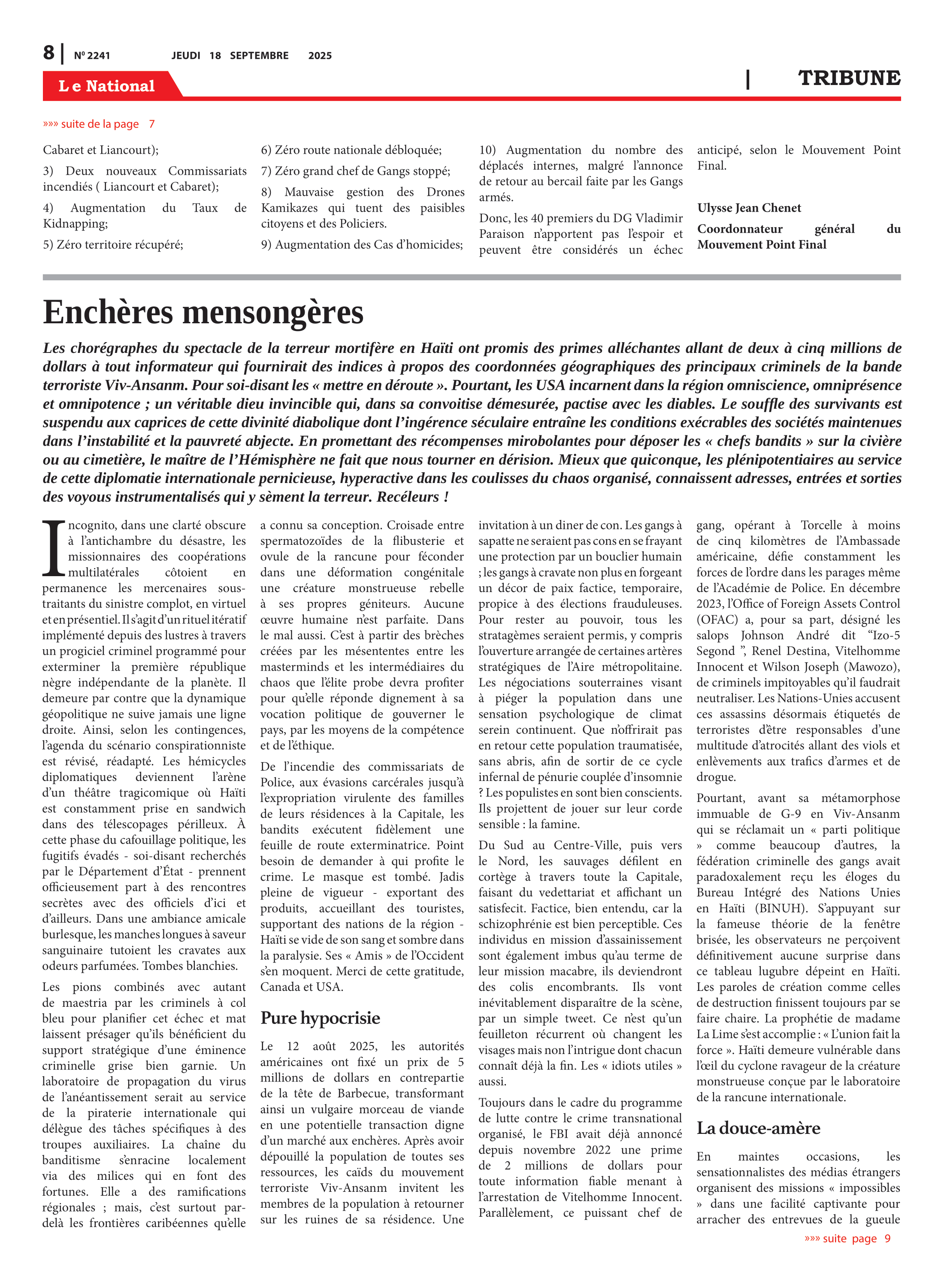 Page 8 de l'édition 2241