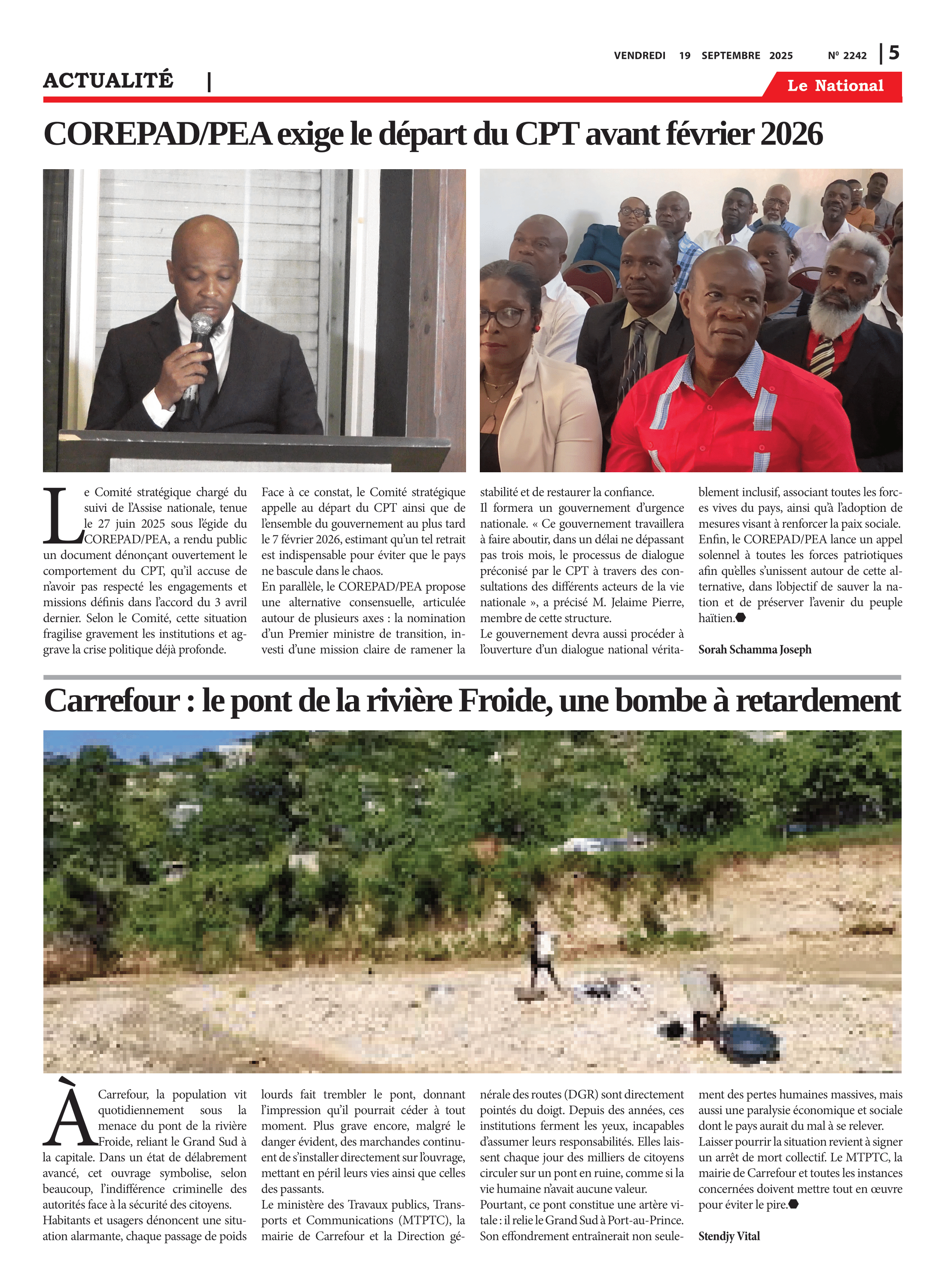 Page 5 de l'édition 2242
