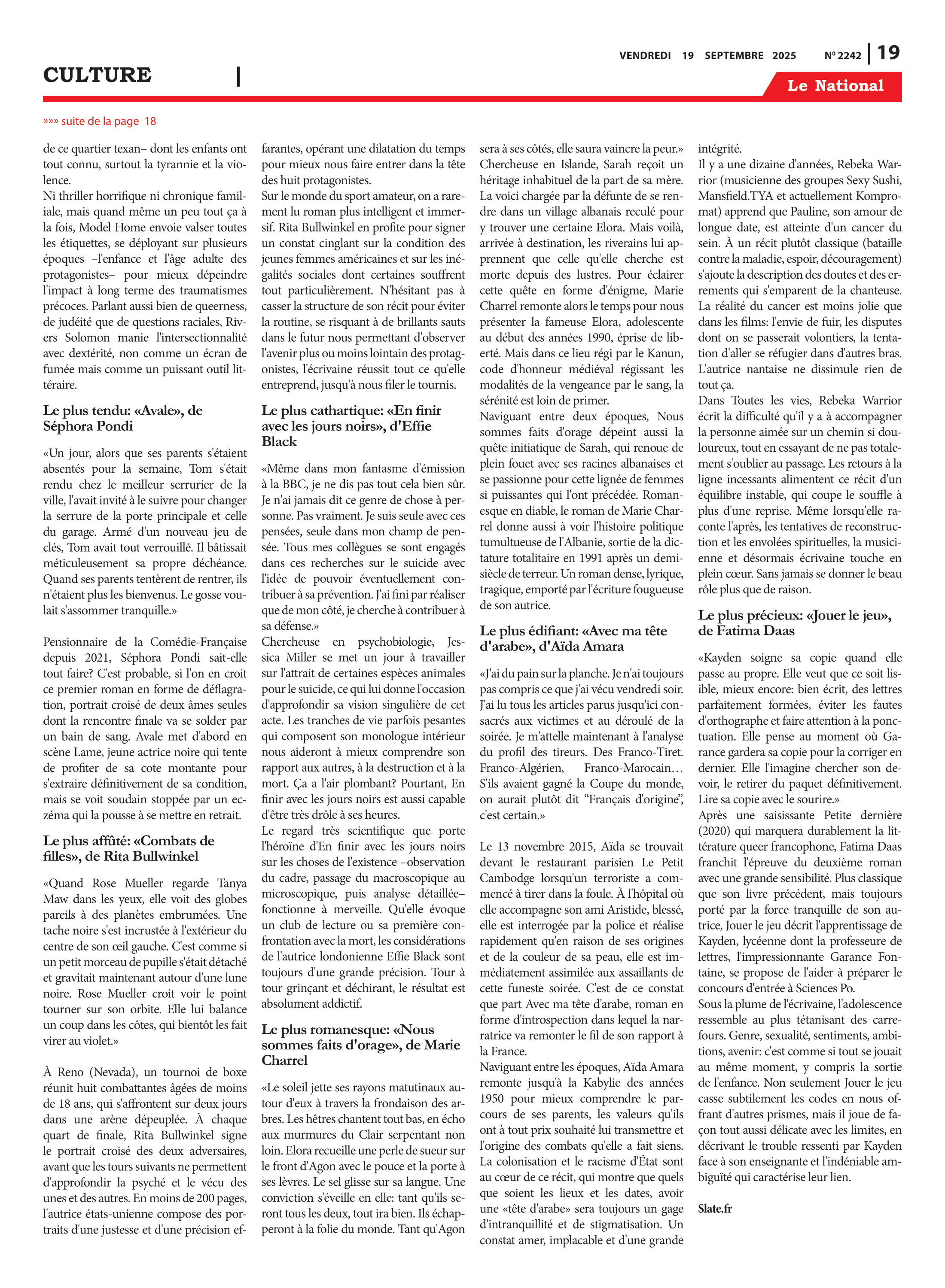 Page 19 de l'édition 2242
