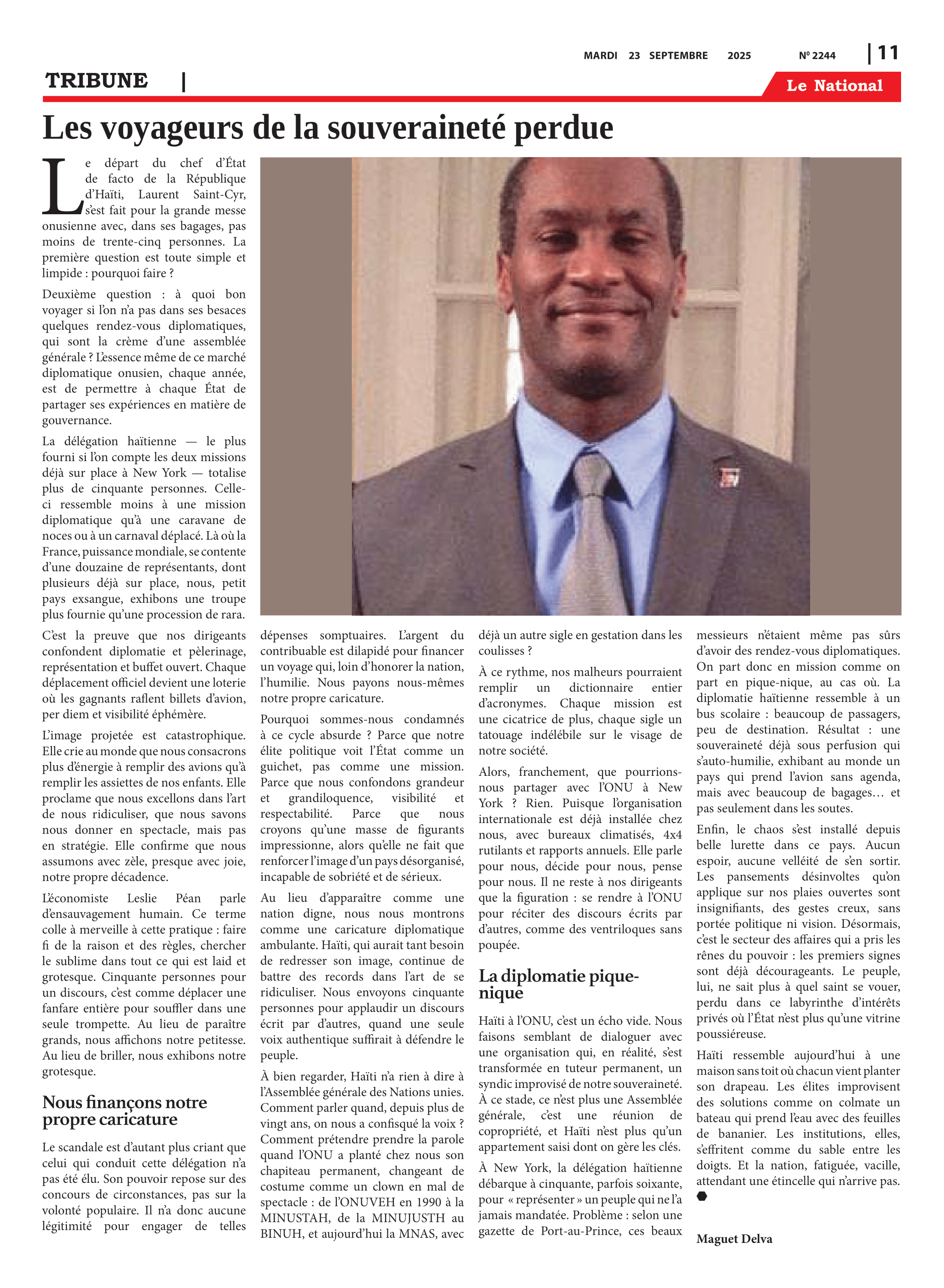 Page 11 de l'édition 2244