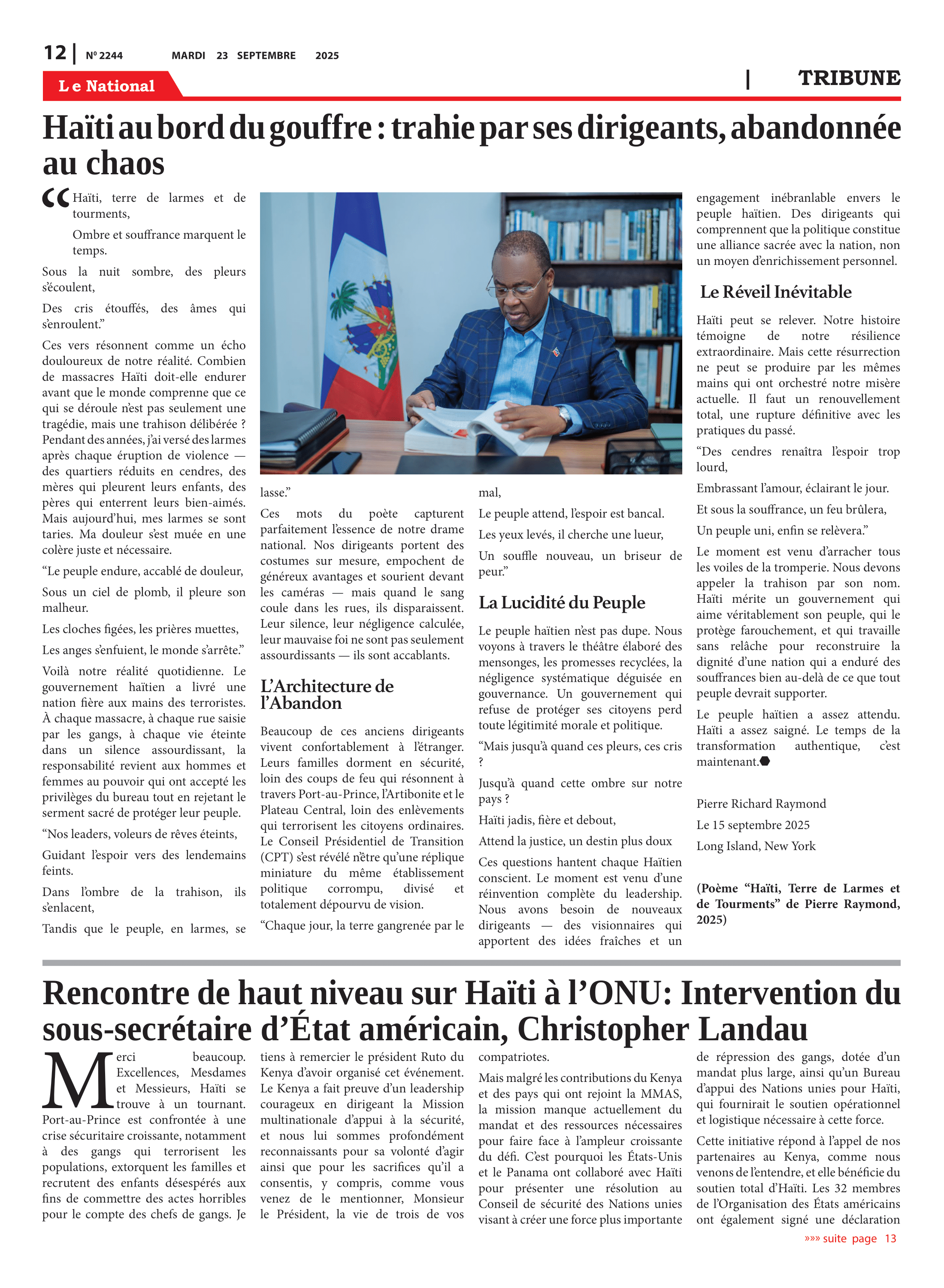 Page 12 de l'édition 2244